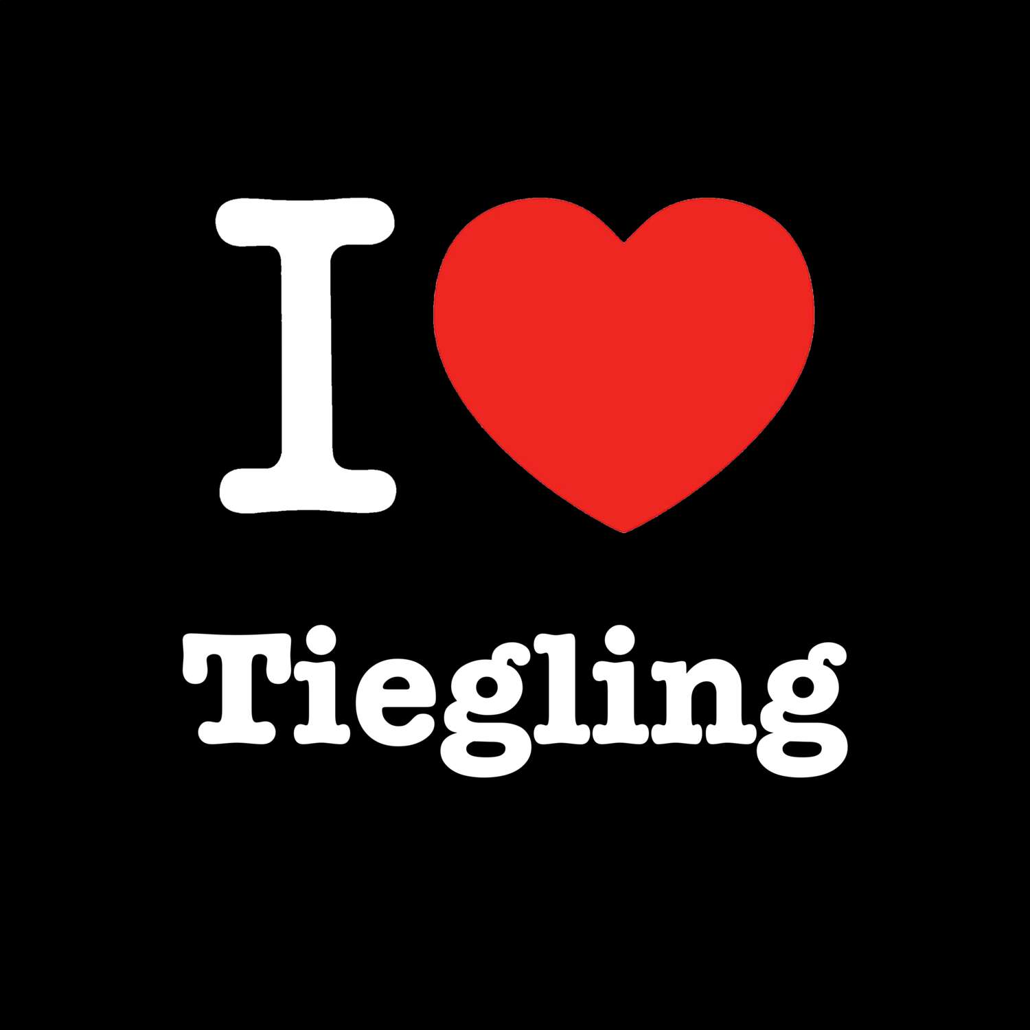 Tiegling T-Shirt »I love«