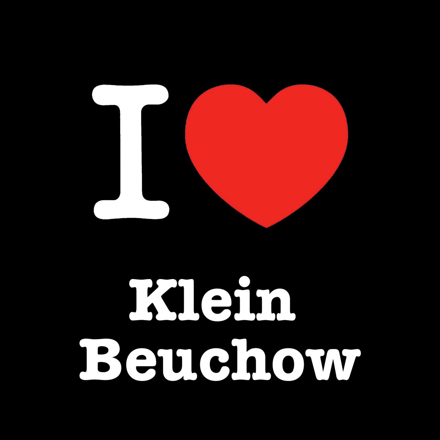 Klein Beuchow T-Shirt »I love«