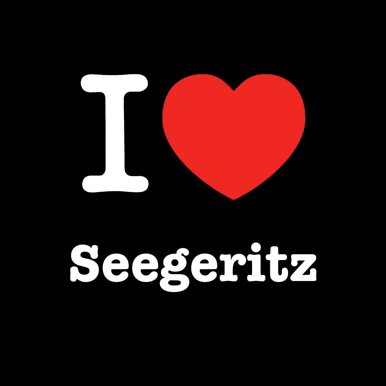 Seegeritz T-Shirt »I love«
