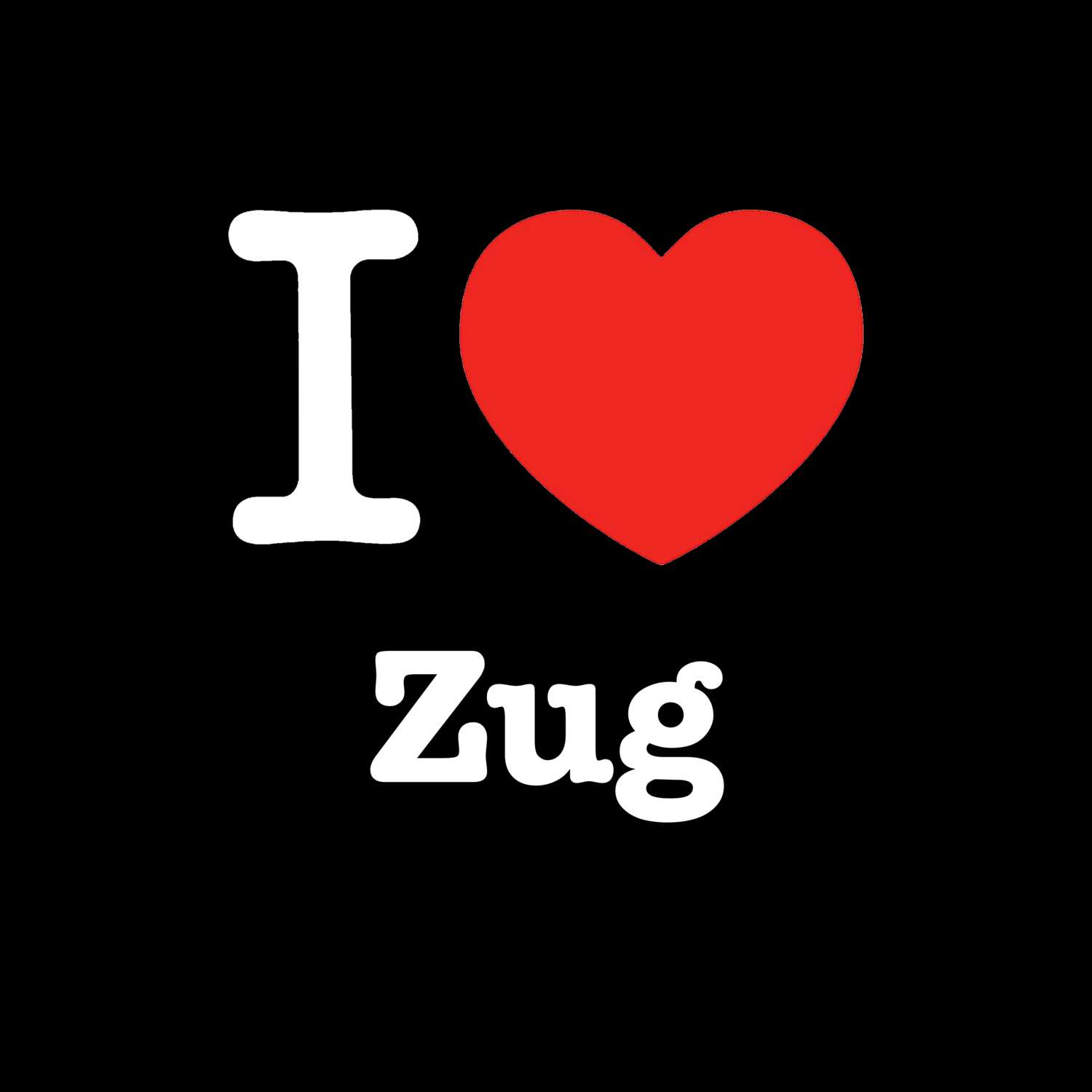 Zug T-Shirt »I love«