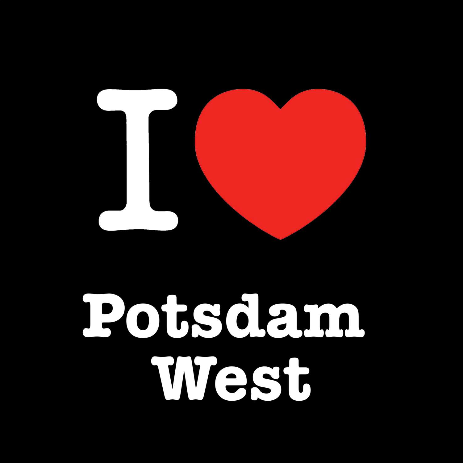 Potsdam West T-Shirt »I love«