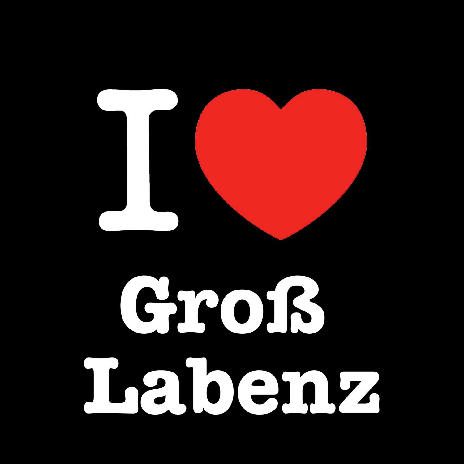 Groß Labenz T-Shirt »I love«