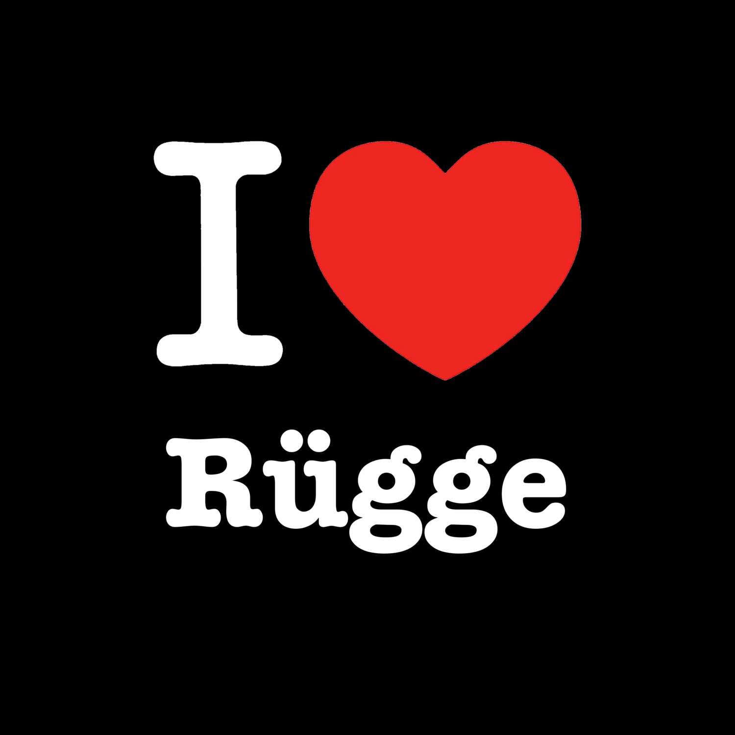 Rügge T-Shirt »I love«