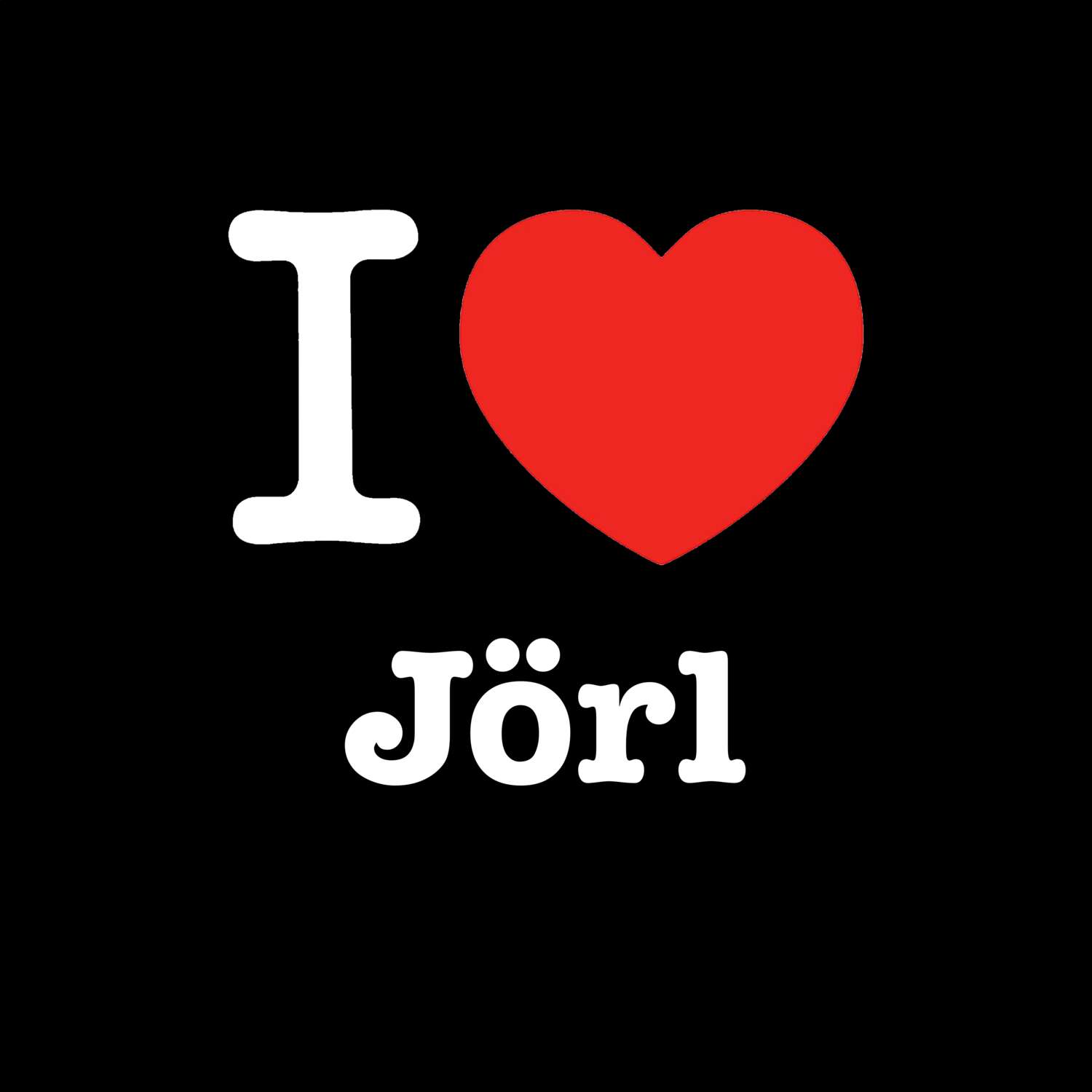 Jörl T-Shirt »I love«