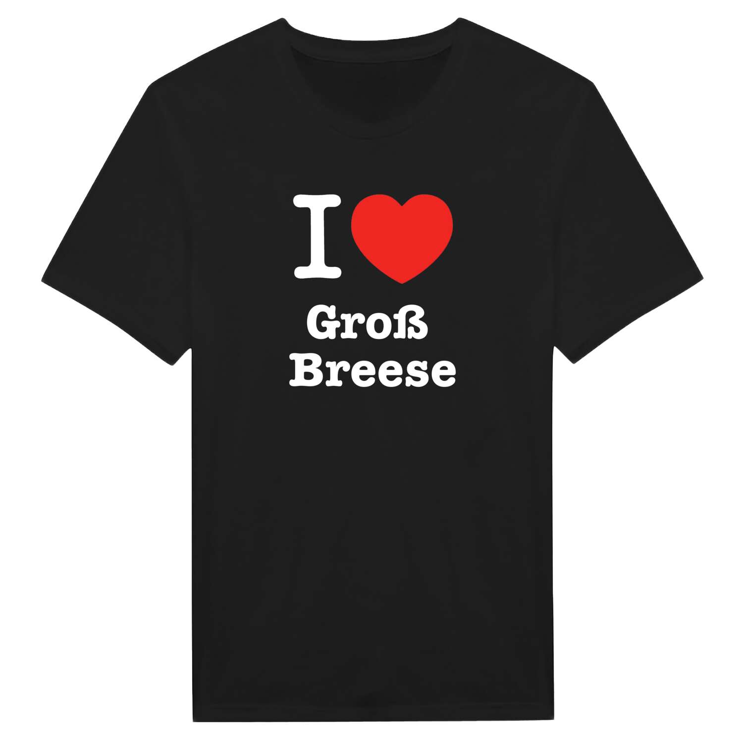 Groß Breese T-Shirt »I love«