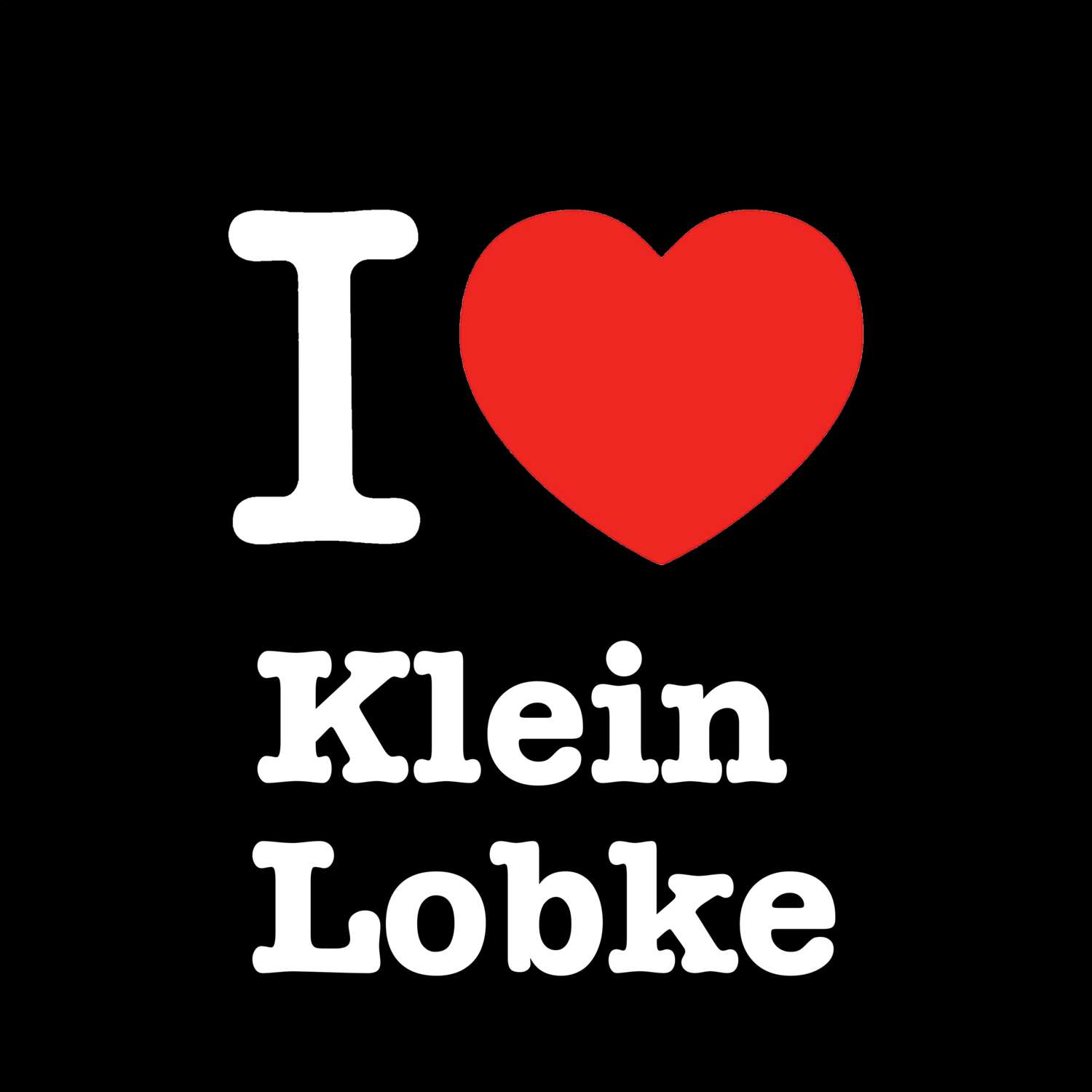 Klein Lobke T-Shirt »I love«