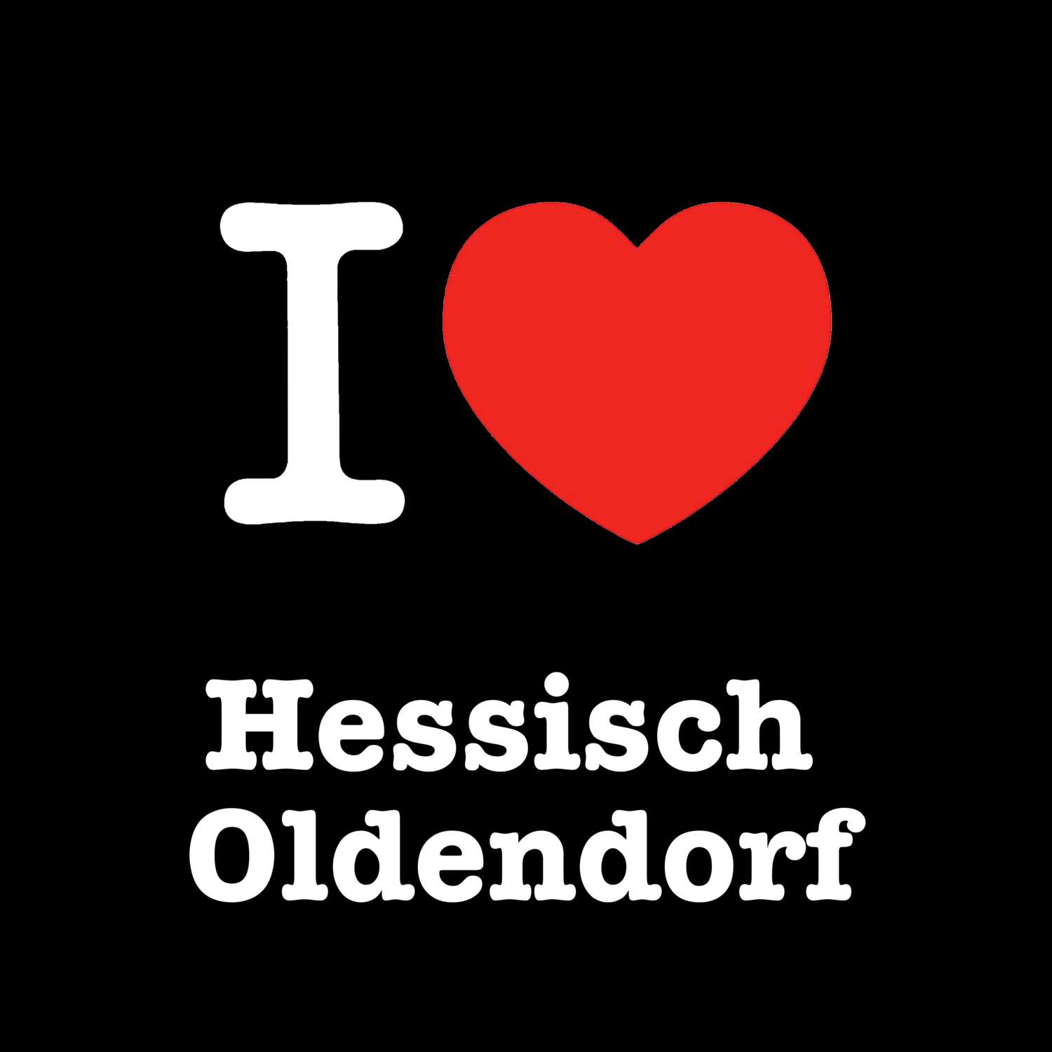 Hessisch Oldendorf T-Shirt »I love«