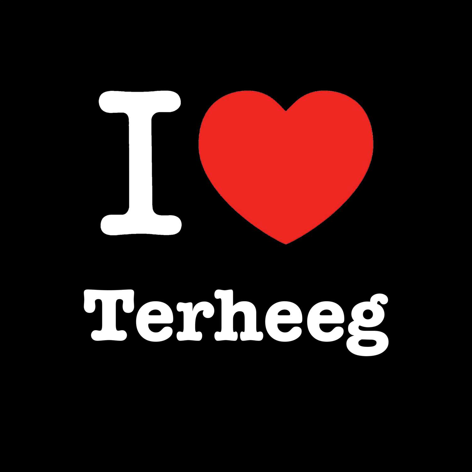Terheeg T-Shirt »I love«