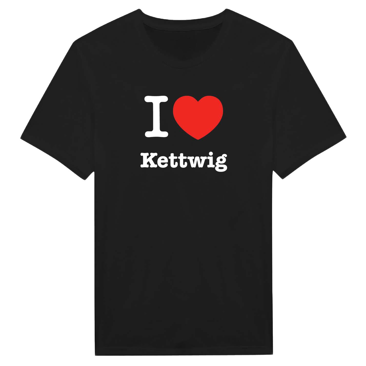 T-Shirt »I love« für den Ort »Kettwig«