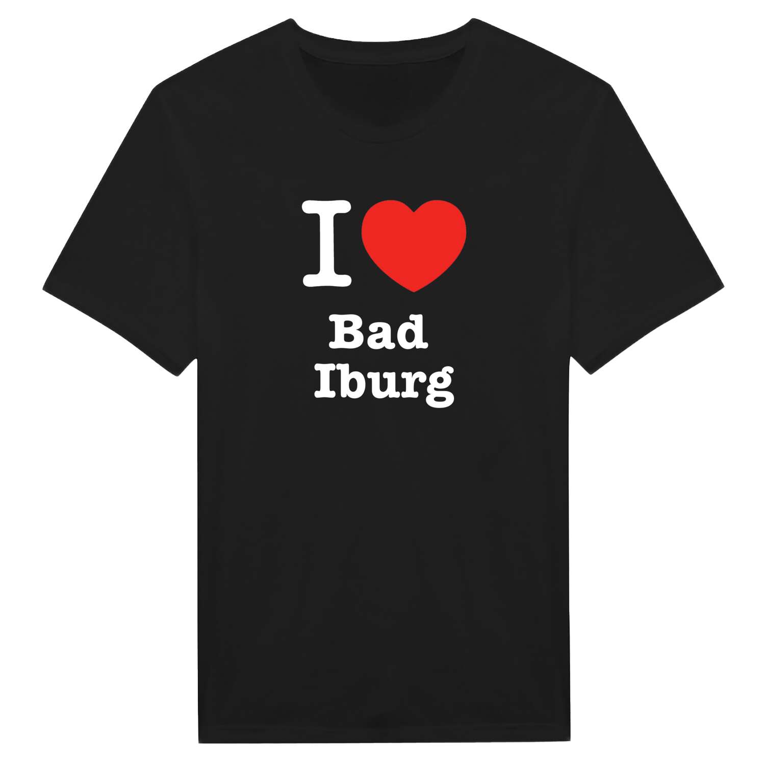 T-Shirt »I love« für den Ort »Bad Iburg«