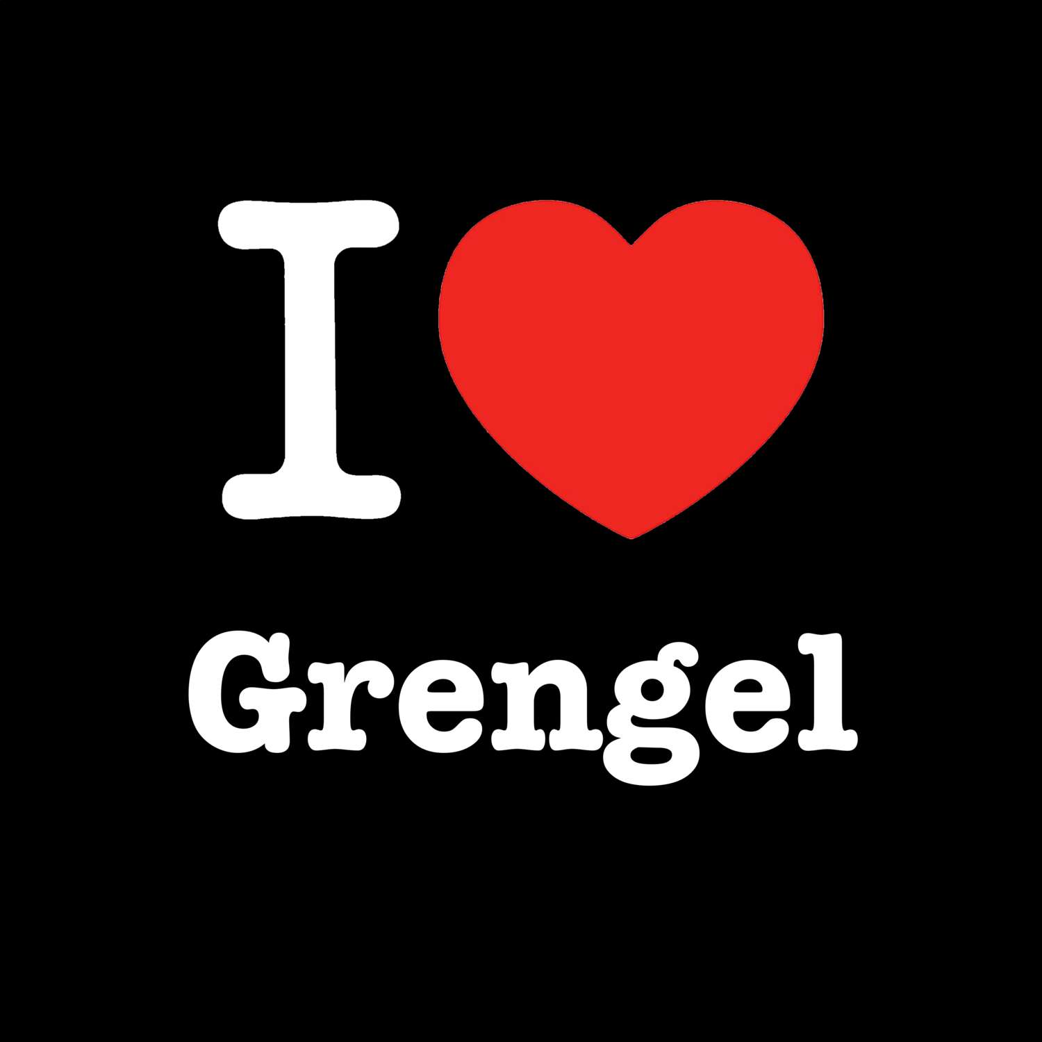 Grengel T-Shirt »I love«