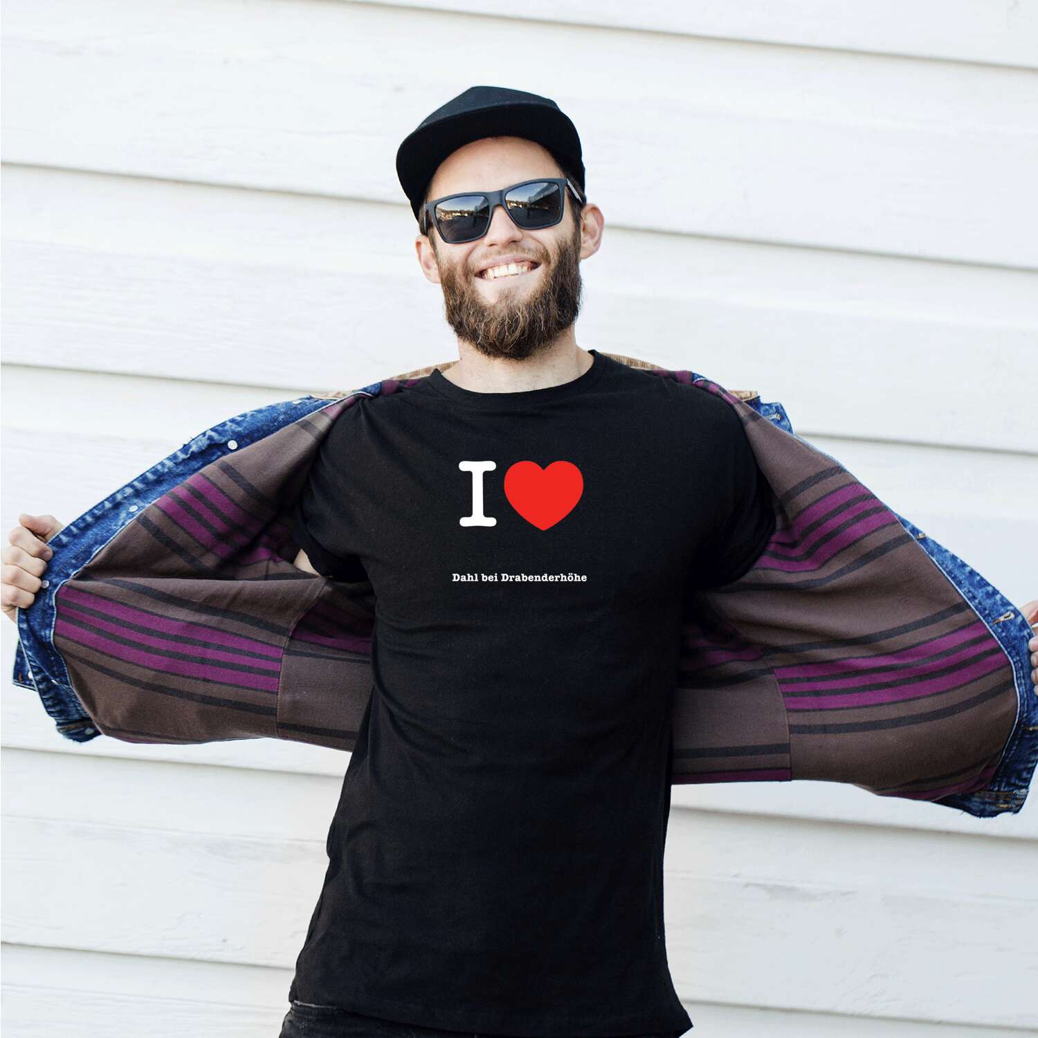 T-Shirt »I love« für den Ort »Dahl bei Drabenderhöhe«