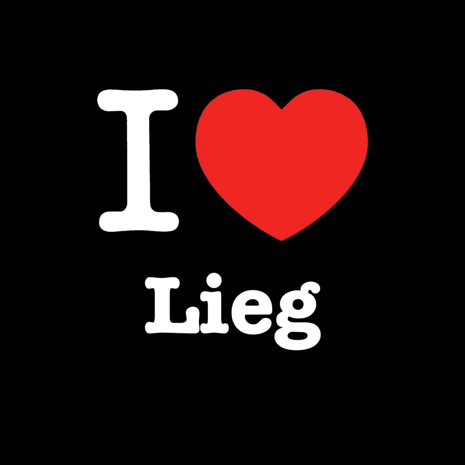 Lieg T-Shirt »I love«