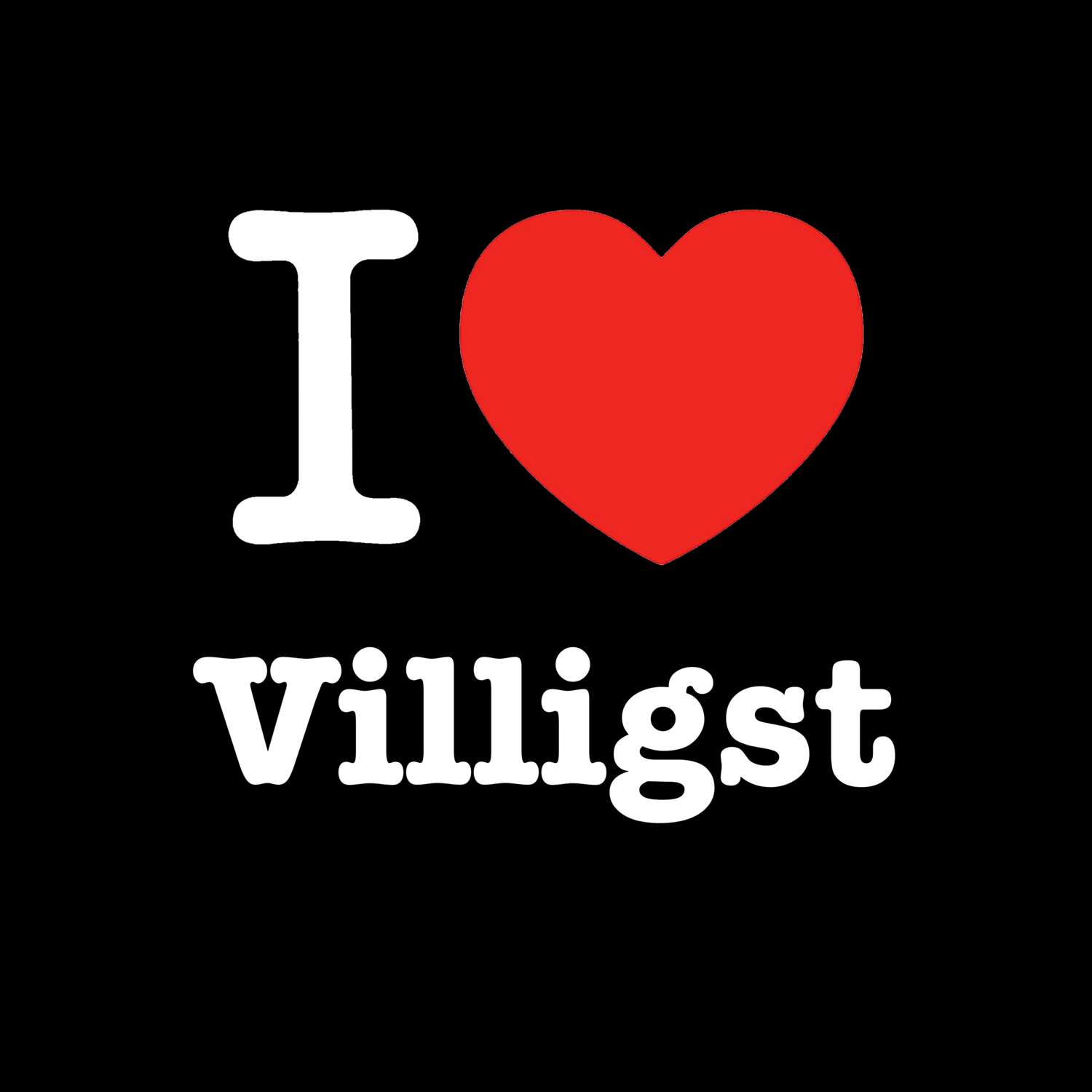 Villigst T-Shirt »I love«