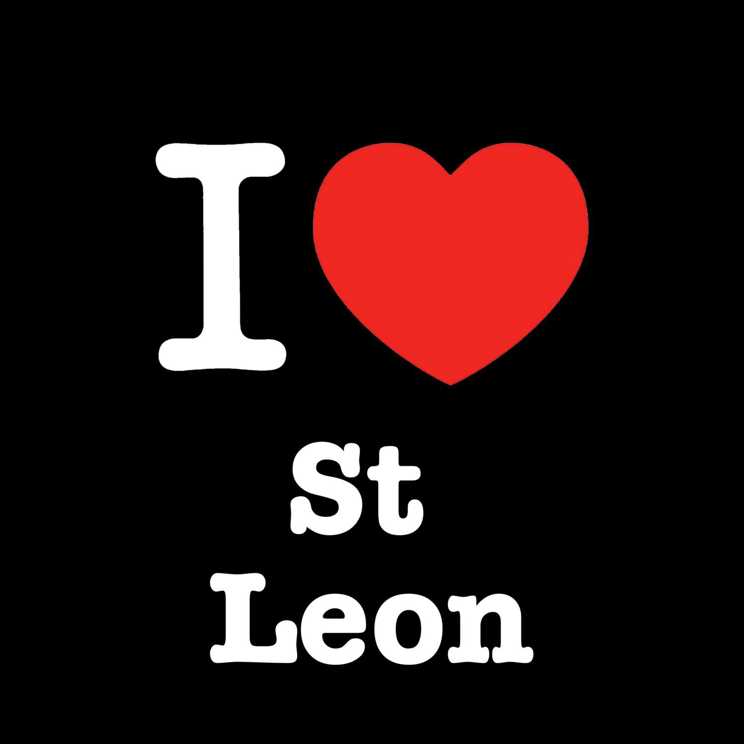 St Leon T-Shirt »I love«
