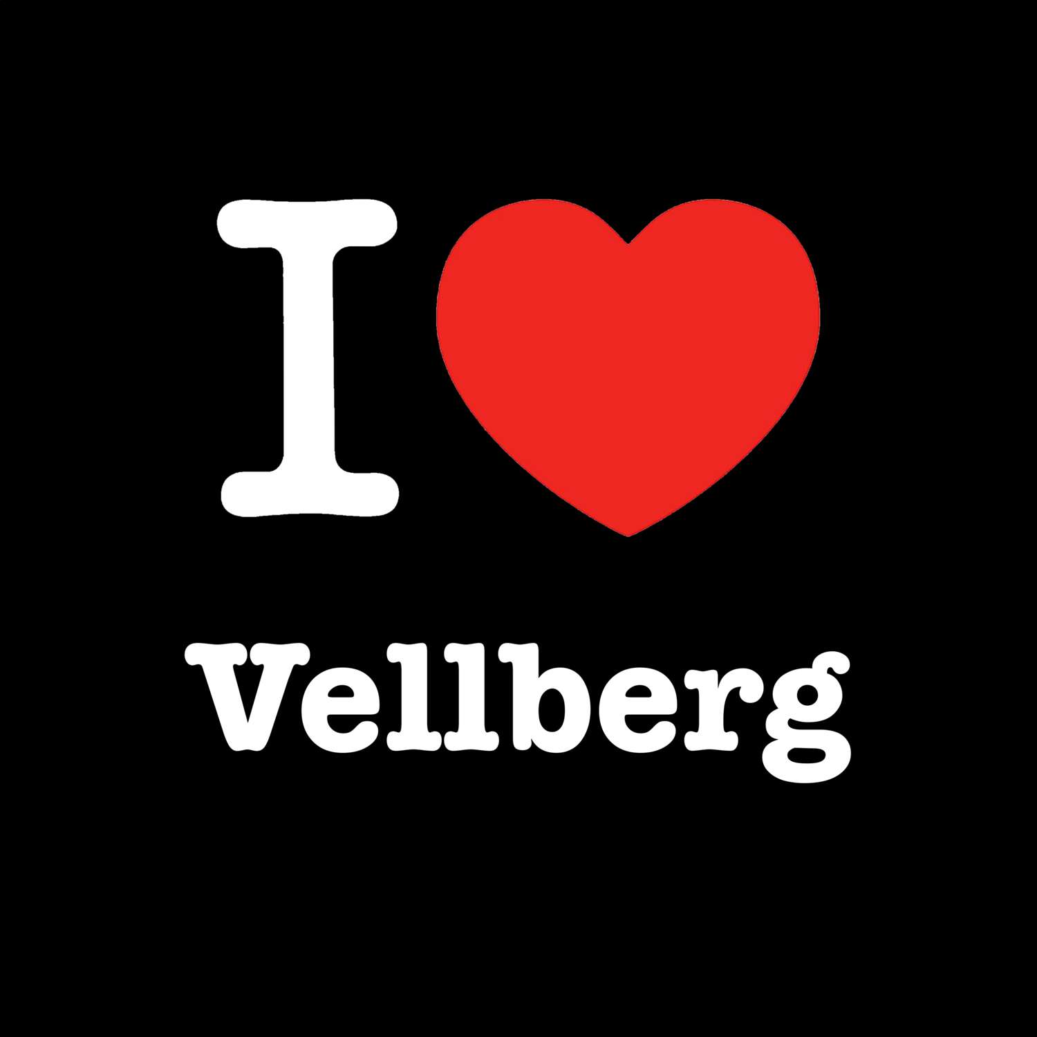 Vellberg T-Shirt »I love«