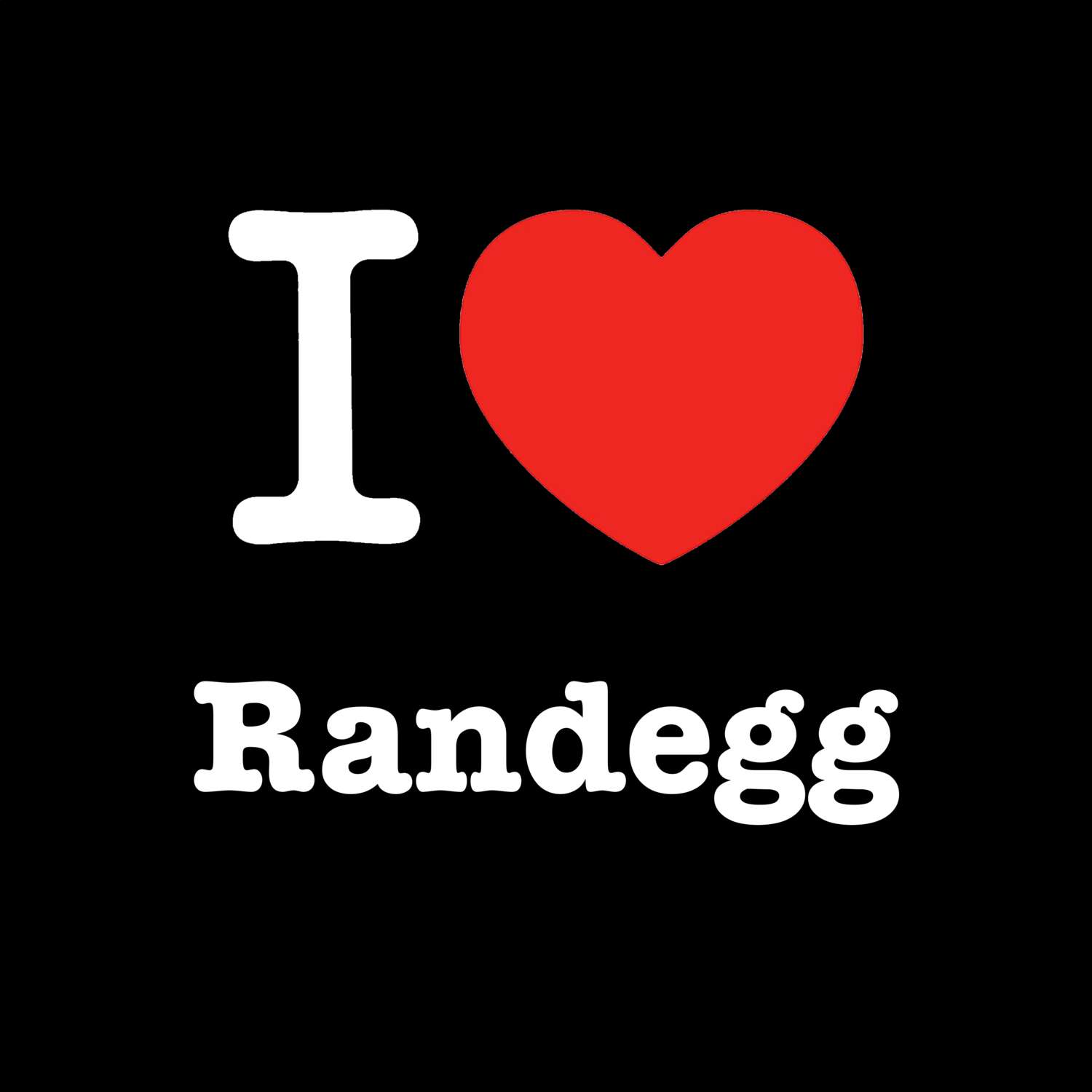 Randegg T-Shirt »I love«
