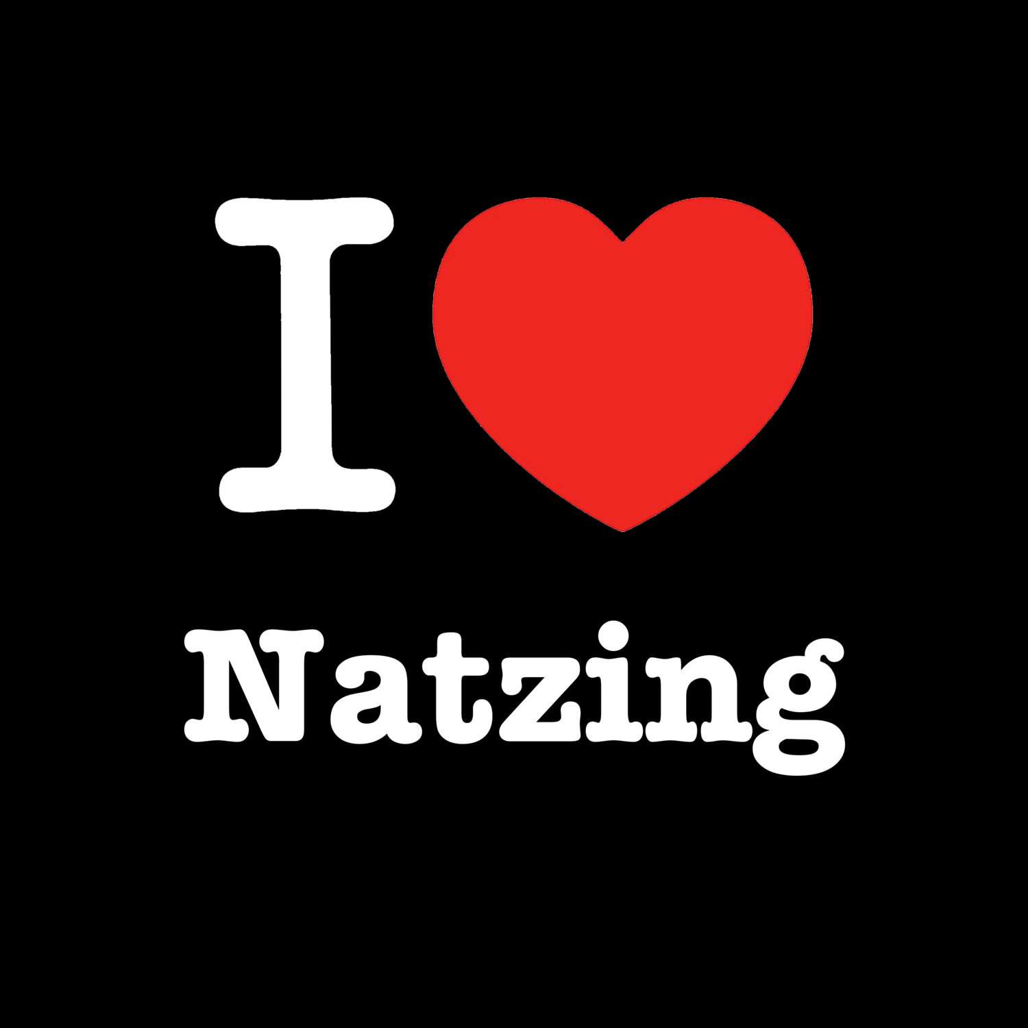 Natzing T-Shirt »I love«