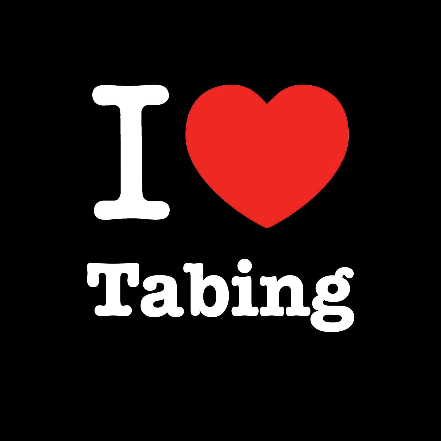 Tabing T-Shirt »I love«