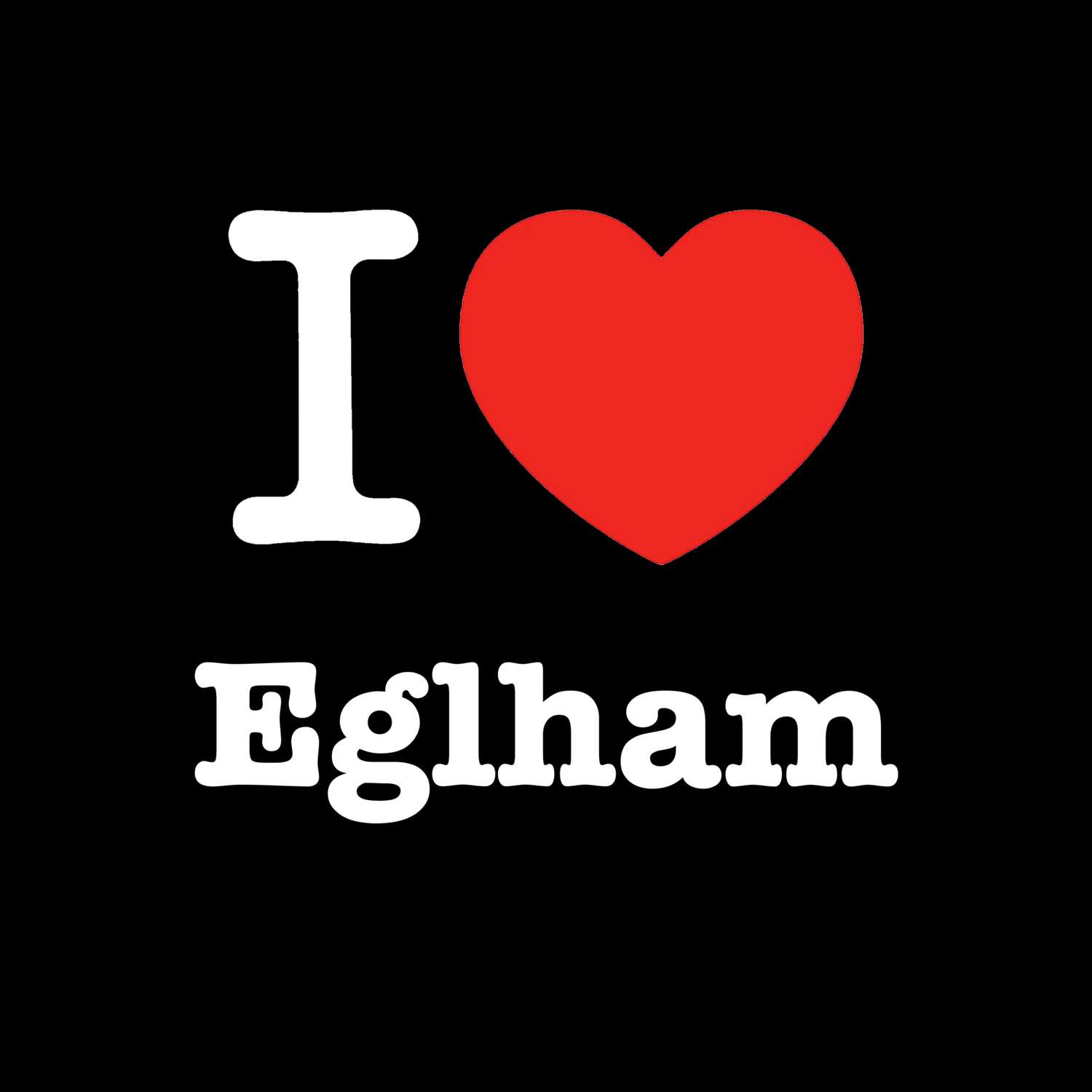 Eglham T-Shirt »I love«