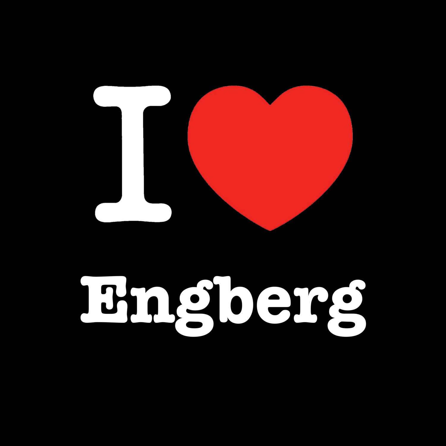 Engberg T-Shirt »I love«