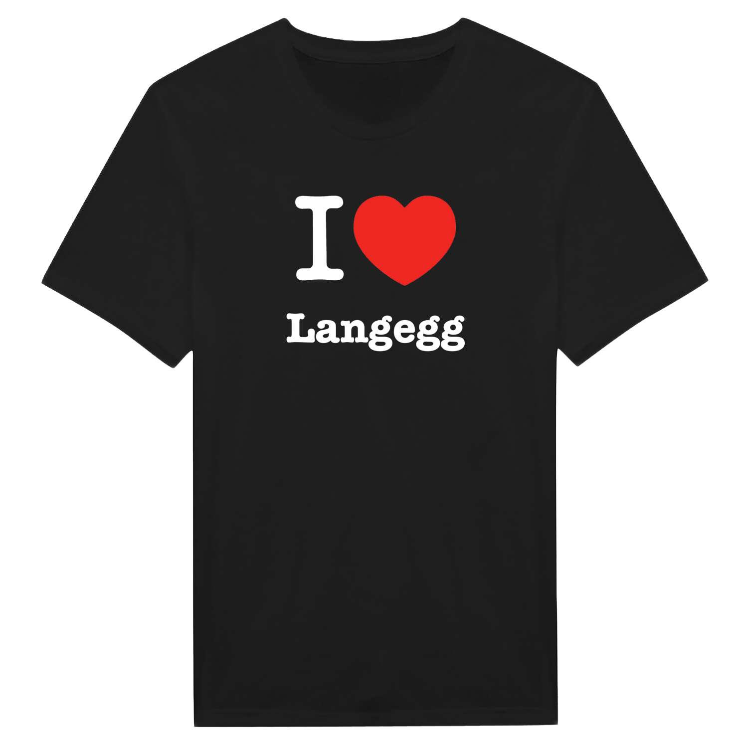 Langegg T-Shirt »I love«