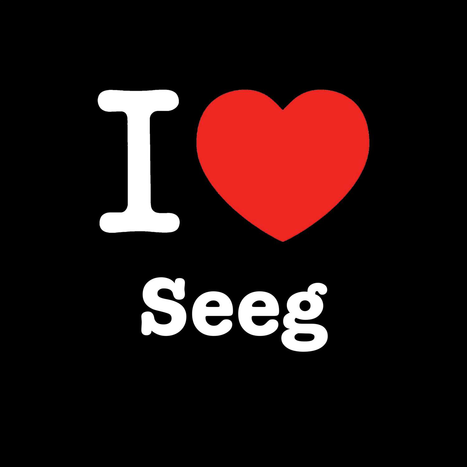 Seeg T-Shirt »I love«
