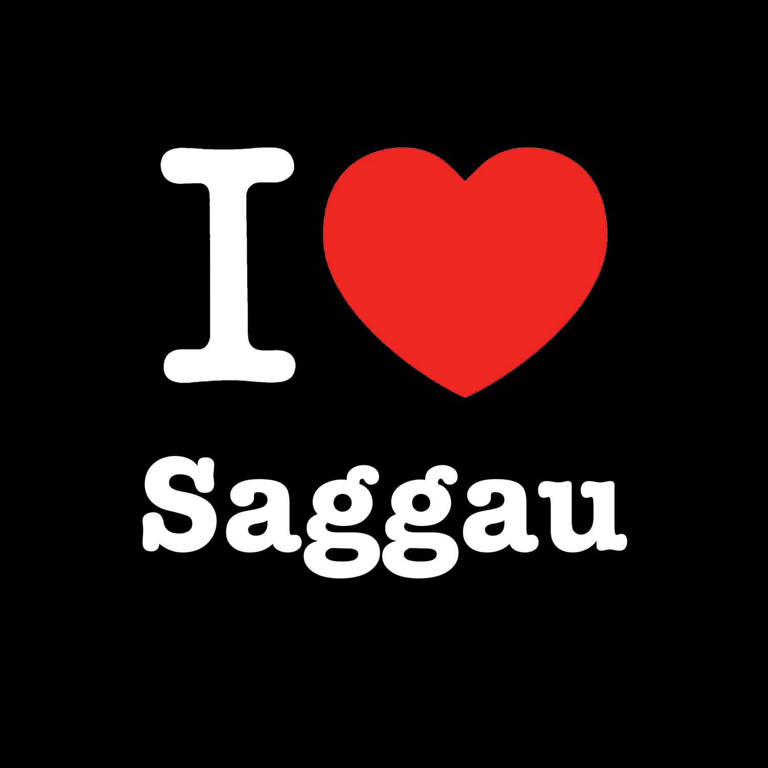 Saggau T-Shirt »I love«