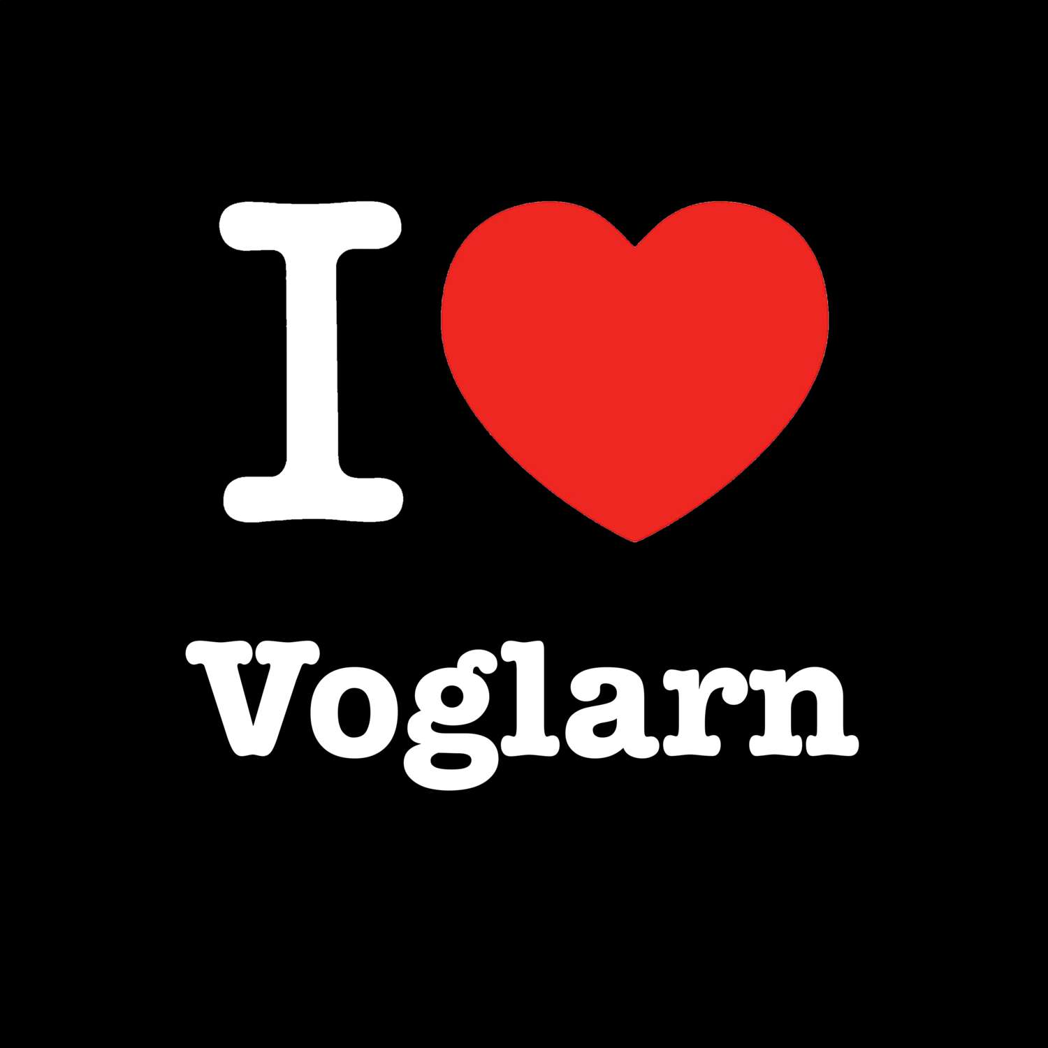 Voglarn T-Shirt »I love«