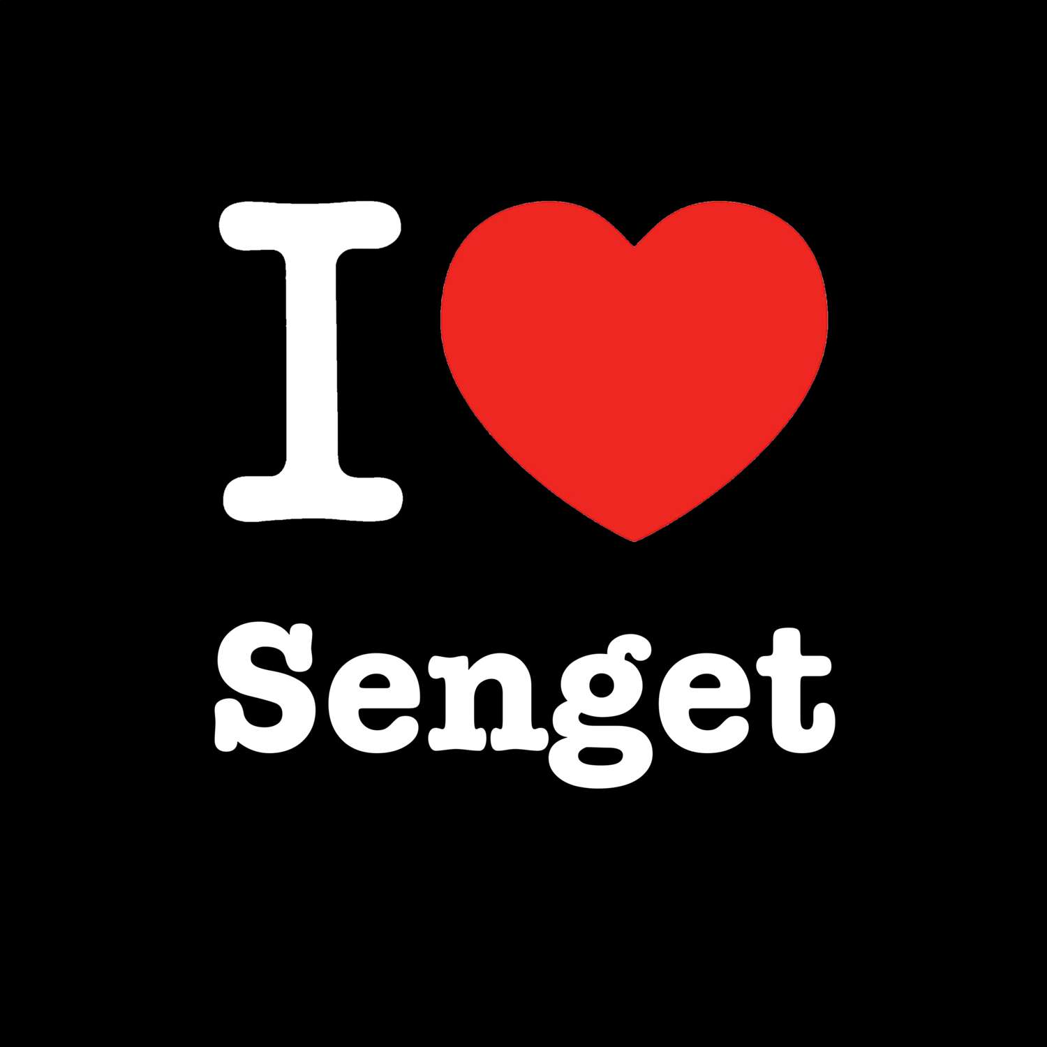Senget T-Shirt »I love«