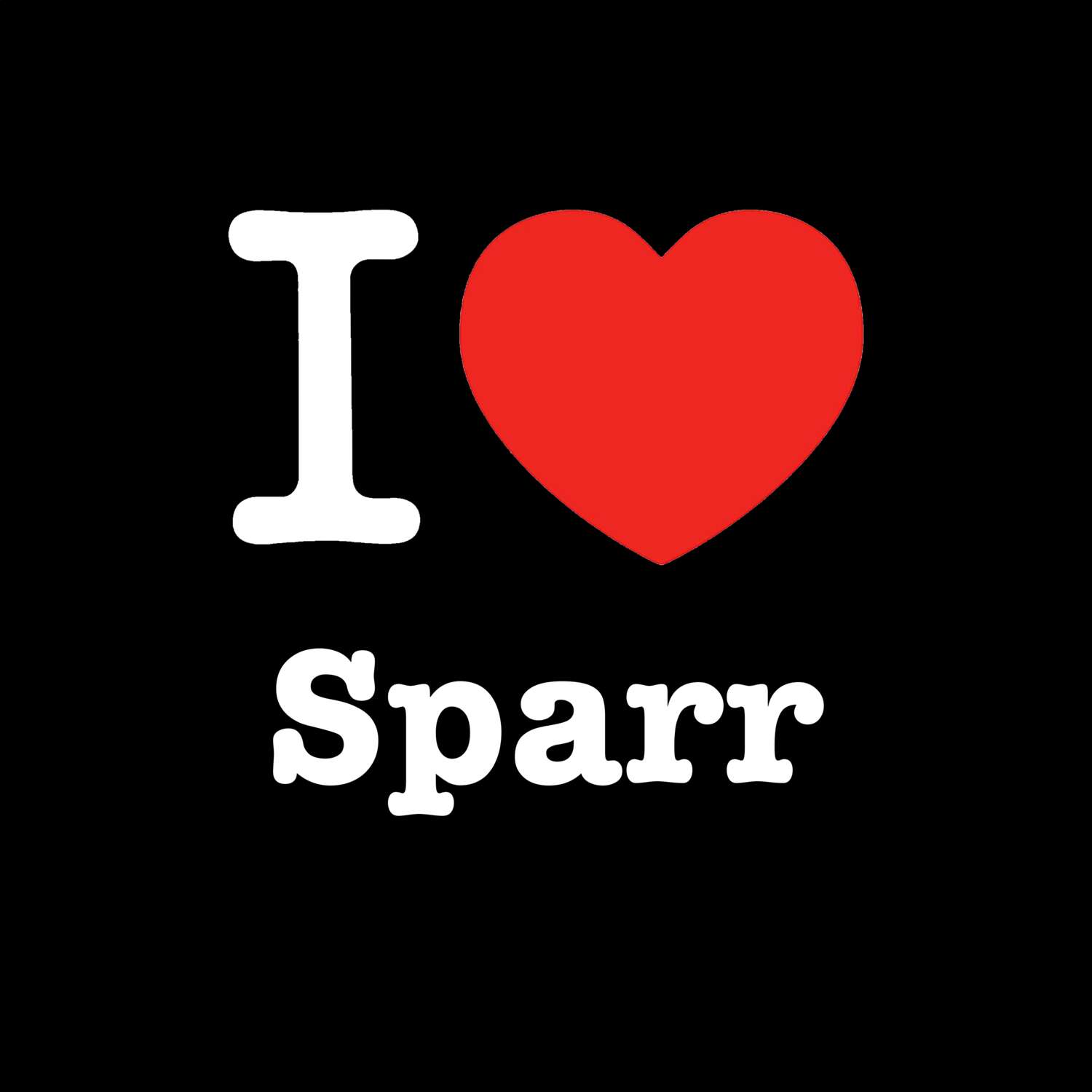 Sparr T-Shirt »I love«