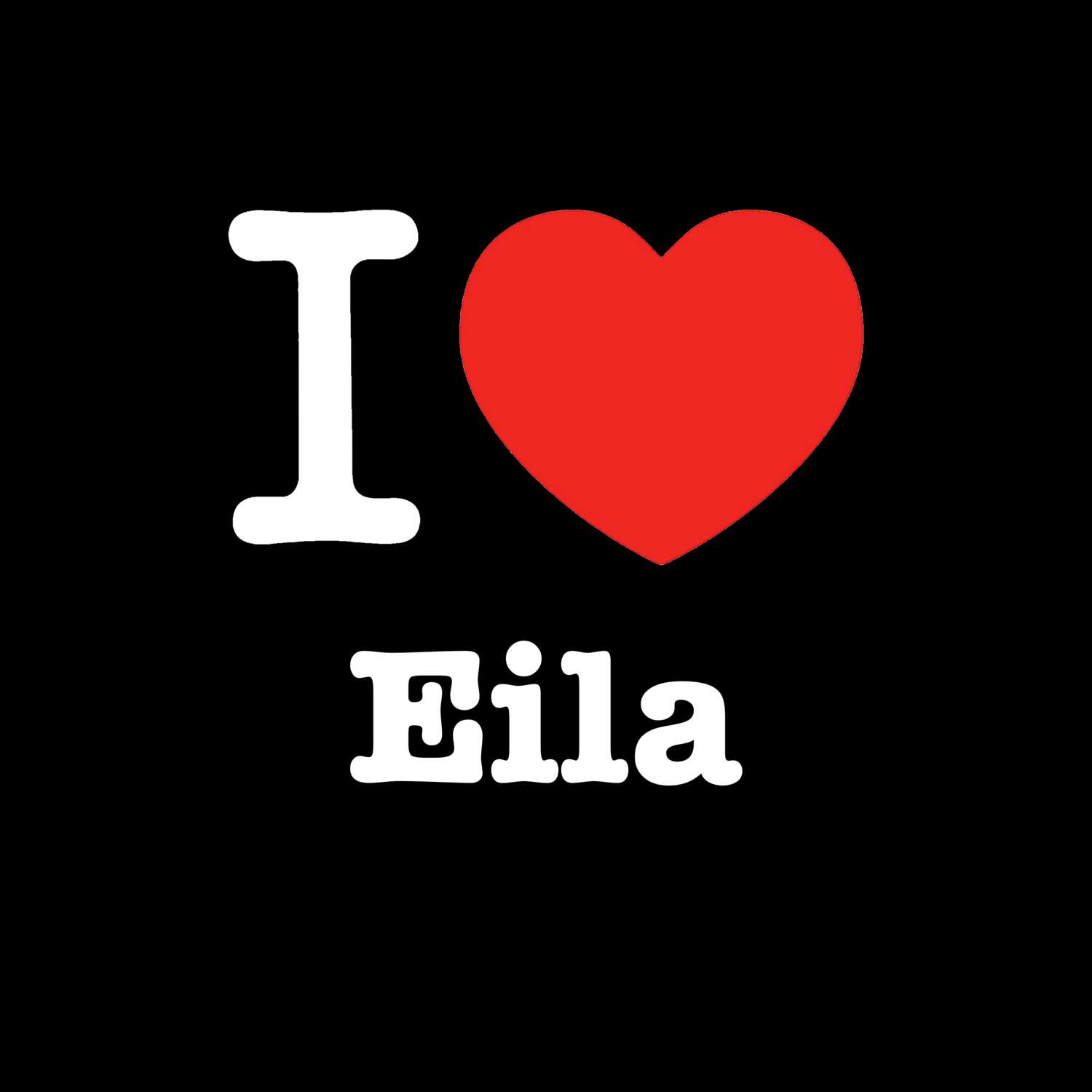 Eila T-Shirt »I love«