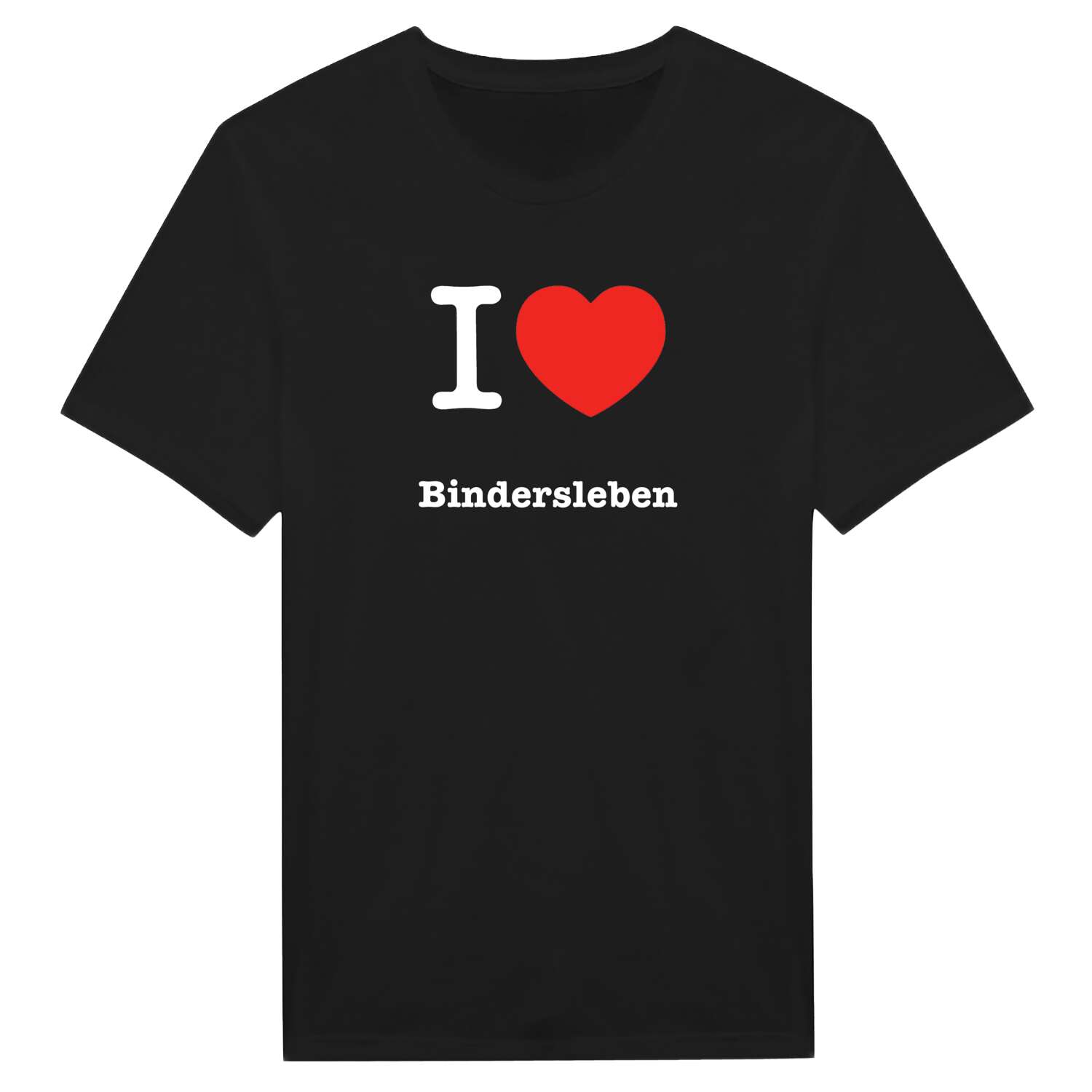 T-Shirt »I love« für den Ort »Bindersleben«
