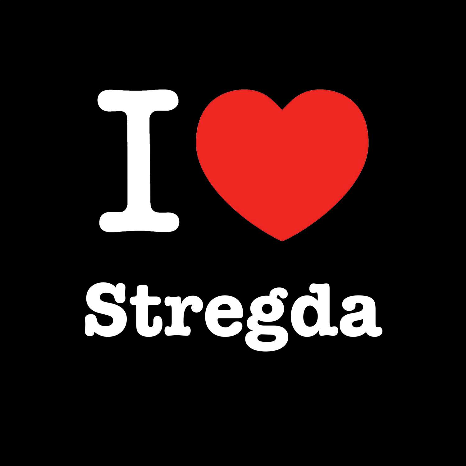 Stregda T-Shirt »I love«