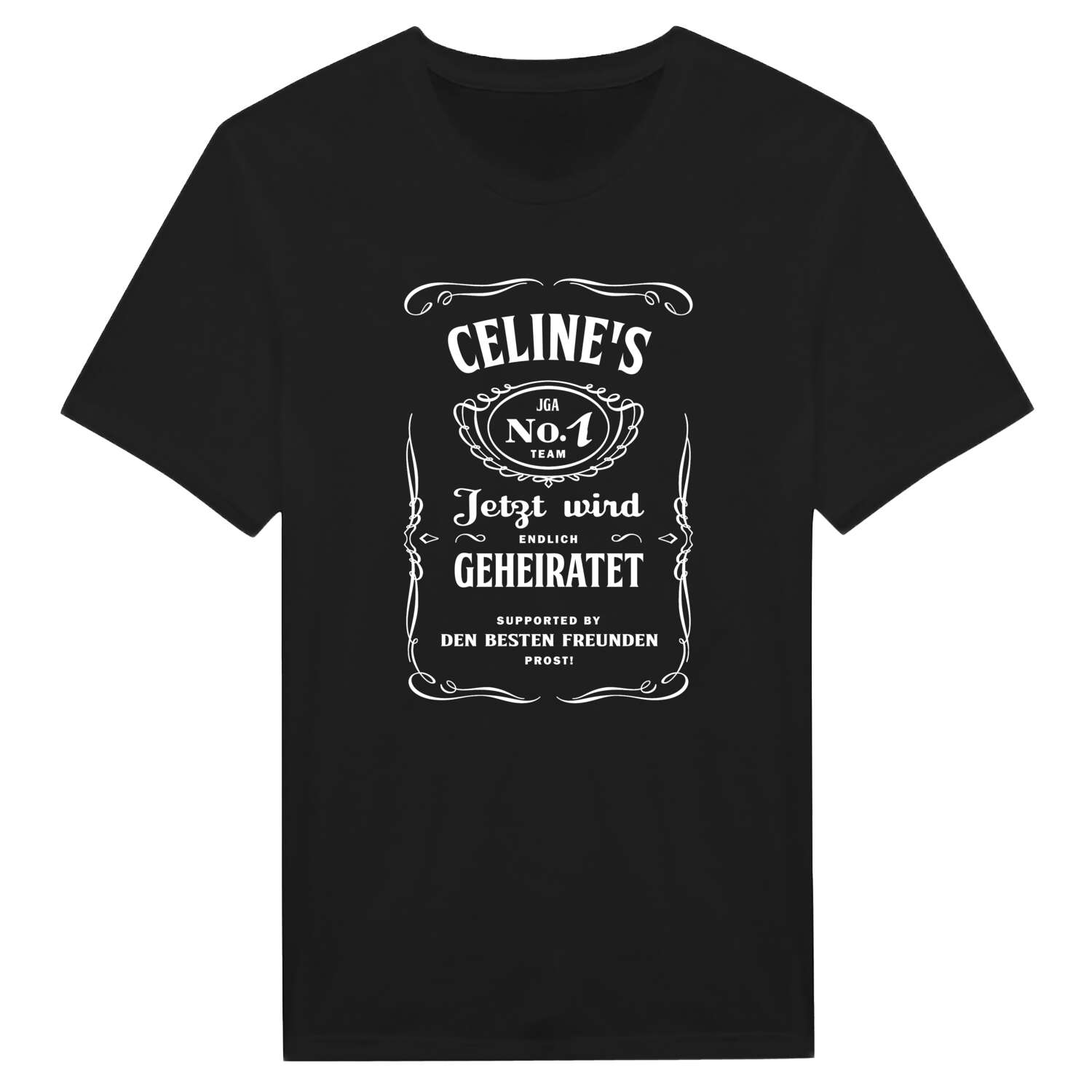 JGA T-Shirt »Jackie« für den Namen »Celine«