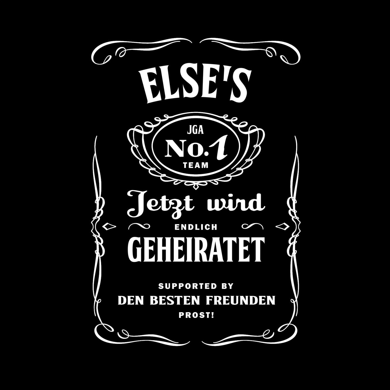 JGA T-Shirt »Jackie« für den Namen »Else«