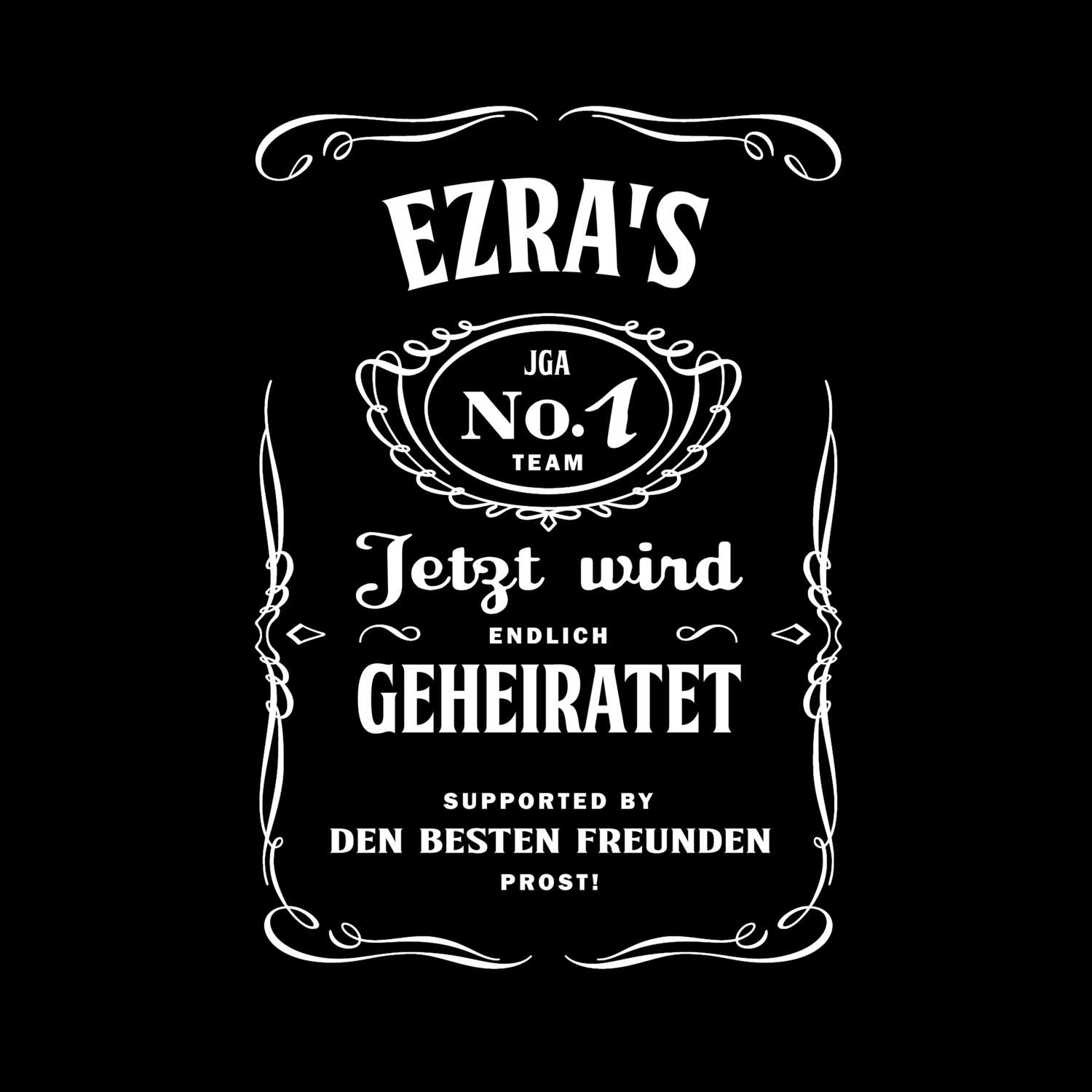 JGA T-Shirt »Jackie« für den Namen »Ezra«