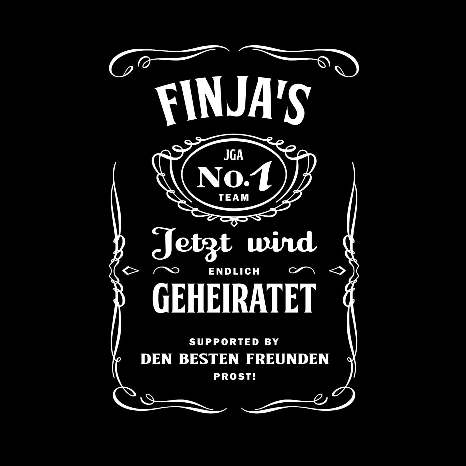 JGA T-Shirt »Jackie« für den Namen »Finja«