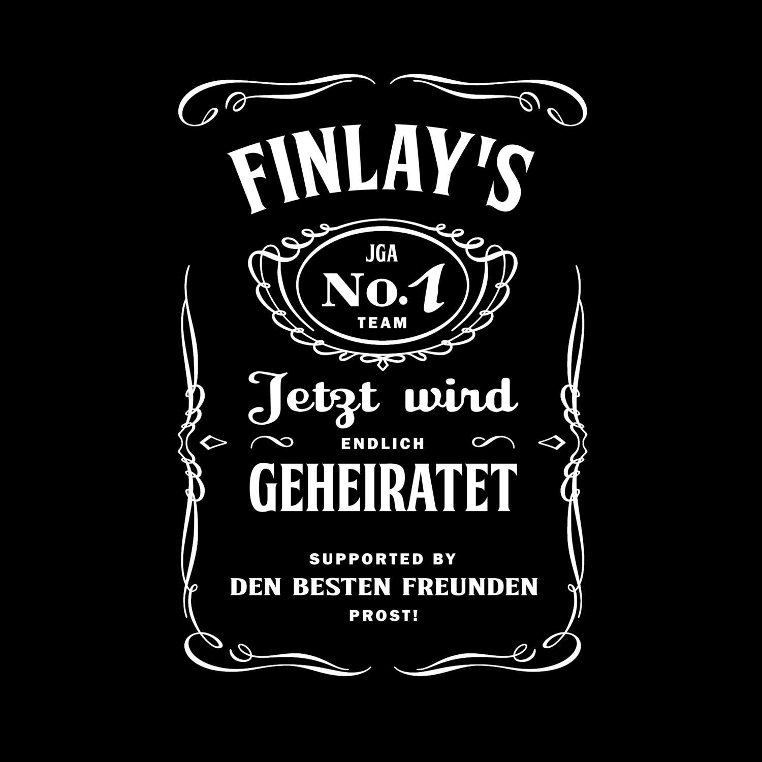 JGA T-Shirt »Jackie« für den Namen »Finlay«