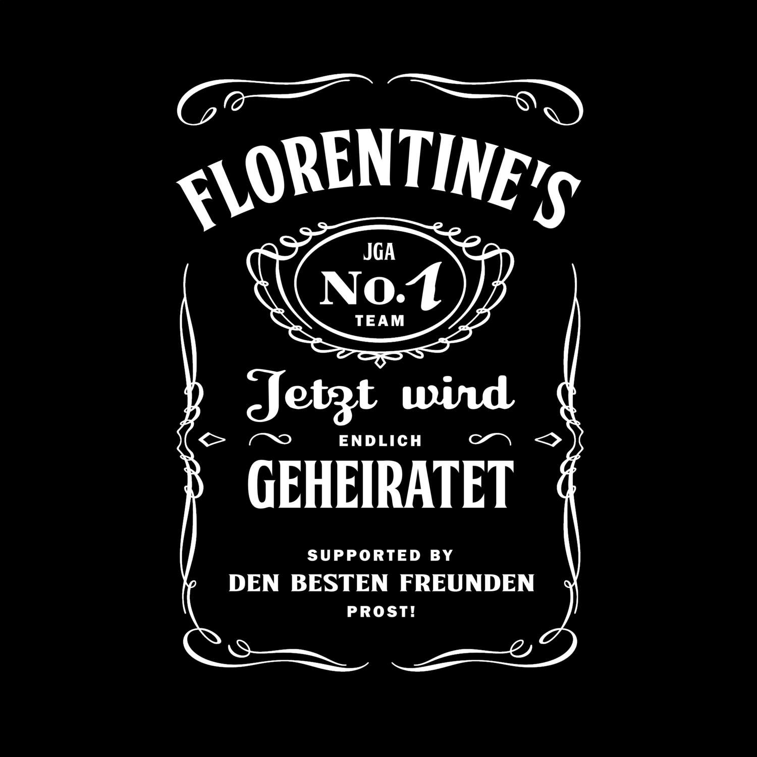 JGA T-Shirt »Jackie« für den Namen »Florentine«