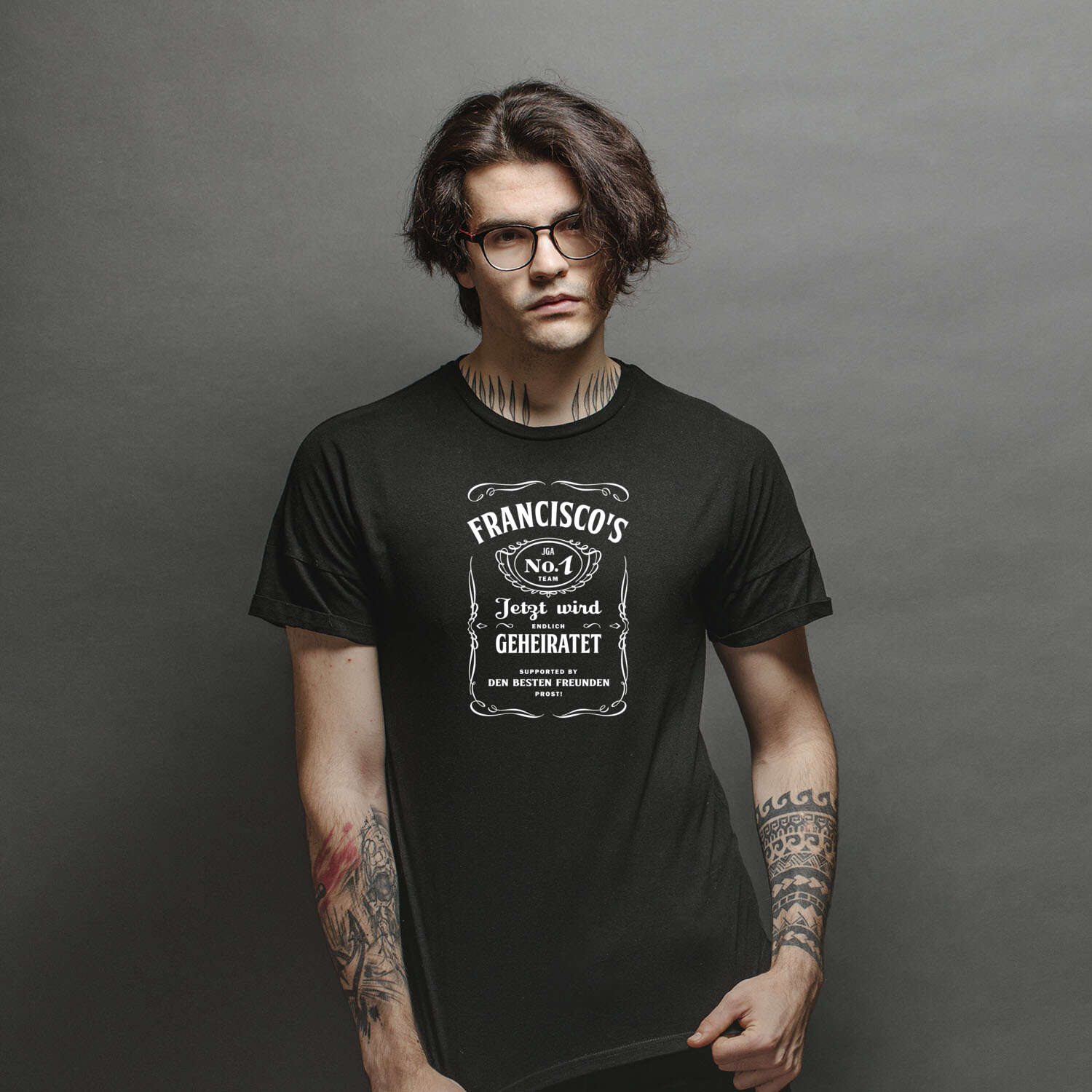 JGA T-Shirt »Jackie« für den Namen »Francisco«