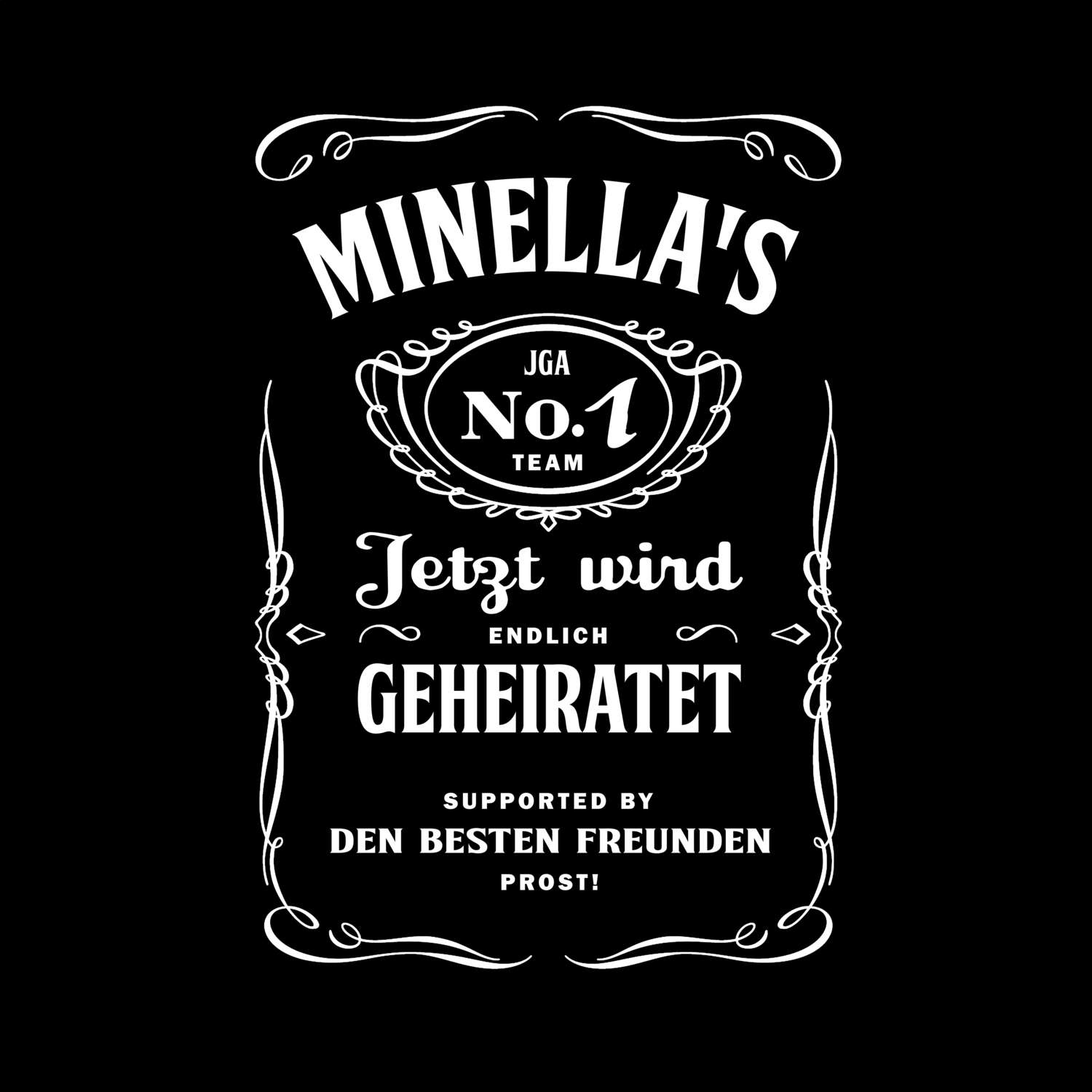 JGA T-Shirt »Jackie« für den Namen »Minella«