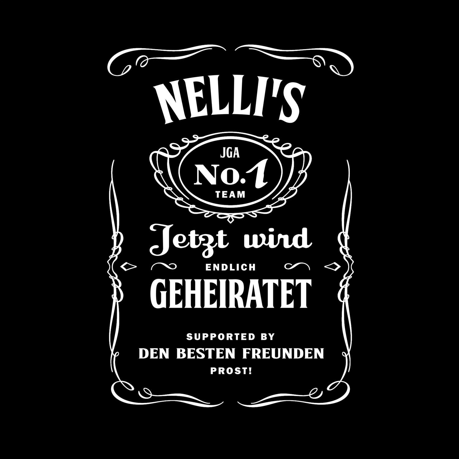 JGA T-Shirt »Jackie« für den Namen »Nelli«