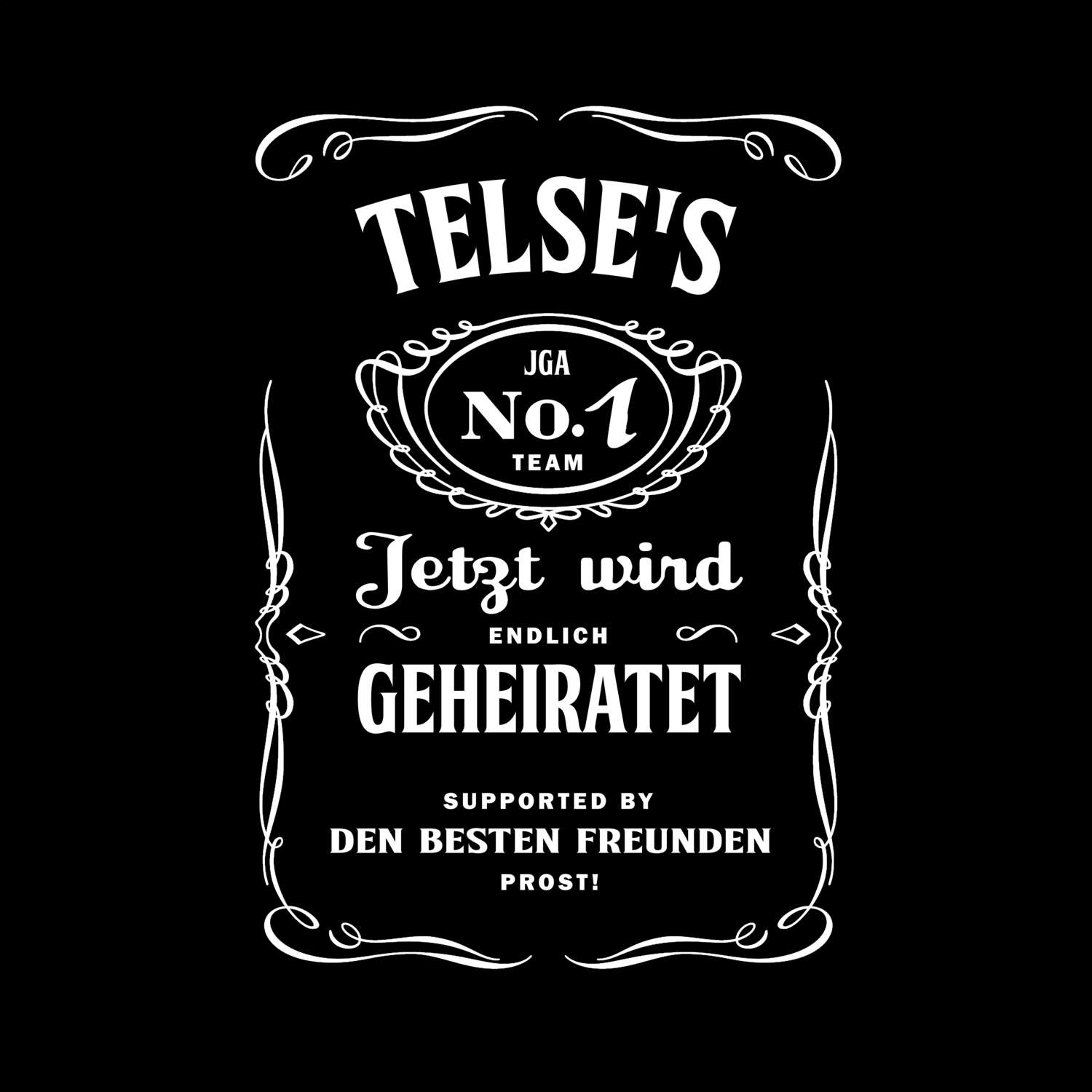 JGA T-Shirt »Jackie« für den Namen »Telse«