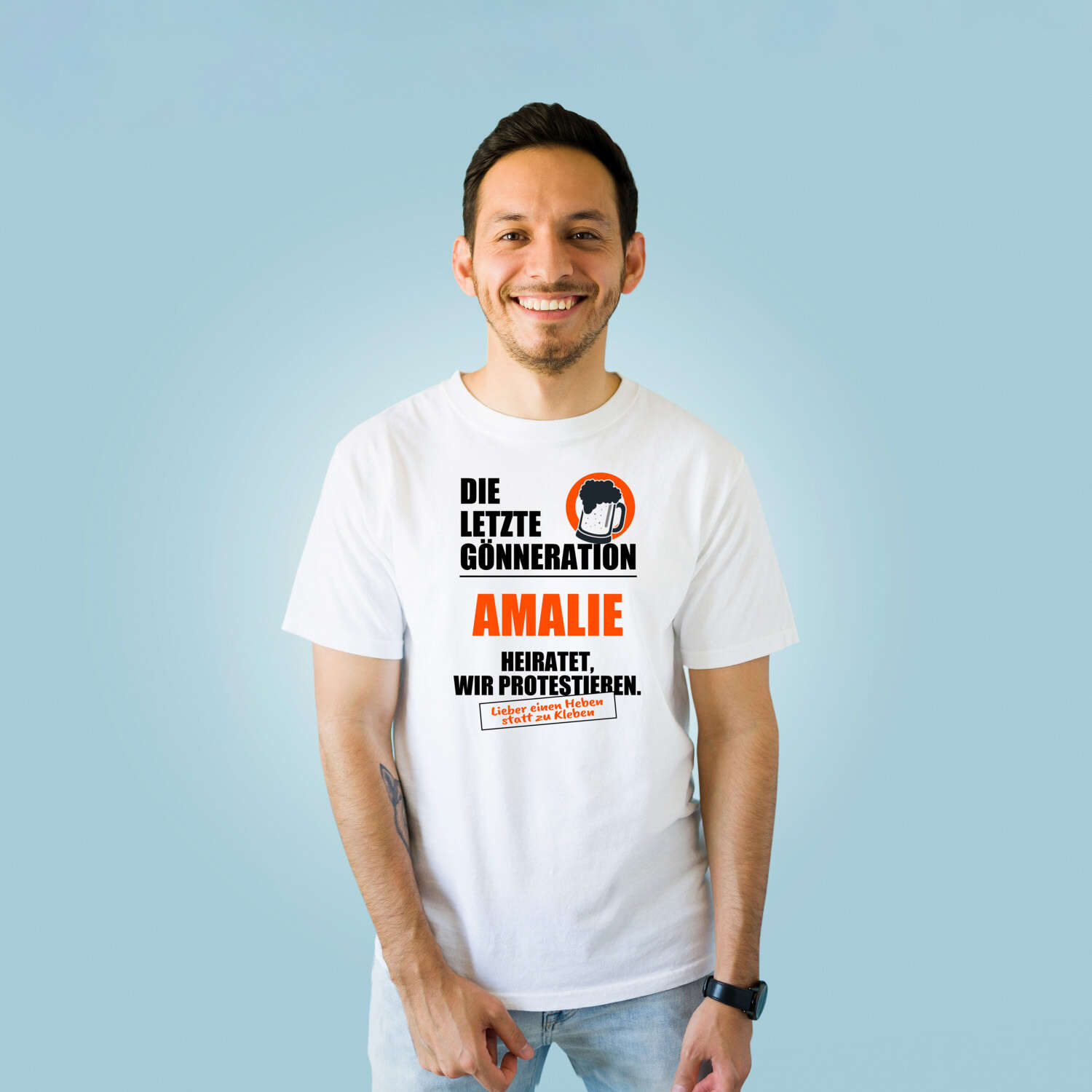 JGA T-Shirt »Letzte Gönneration« für den Namen »Amalie«