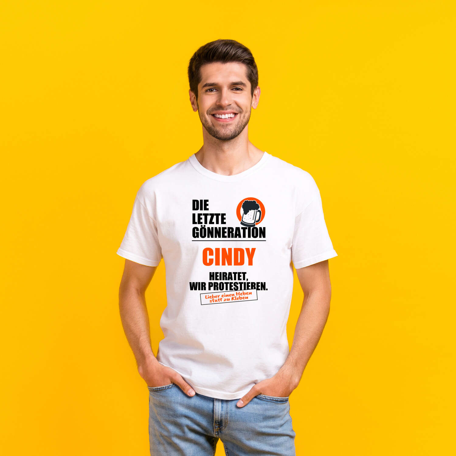 JGA T-Shirt »Letzte Gönneration« für den Namen »Cindy«