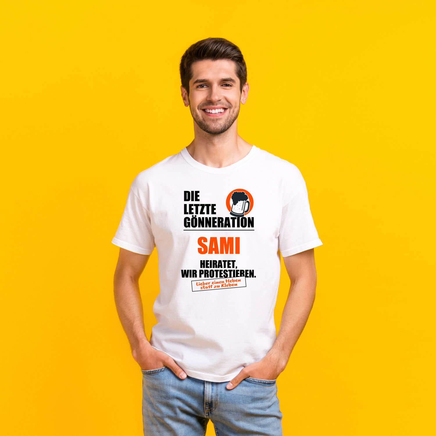 JGA T-Shirt »Letzte Gönneration« für den Namen »Sami«