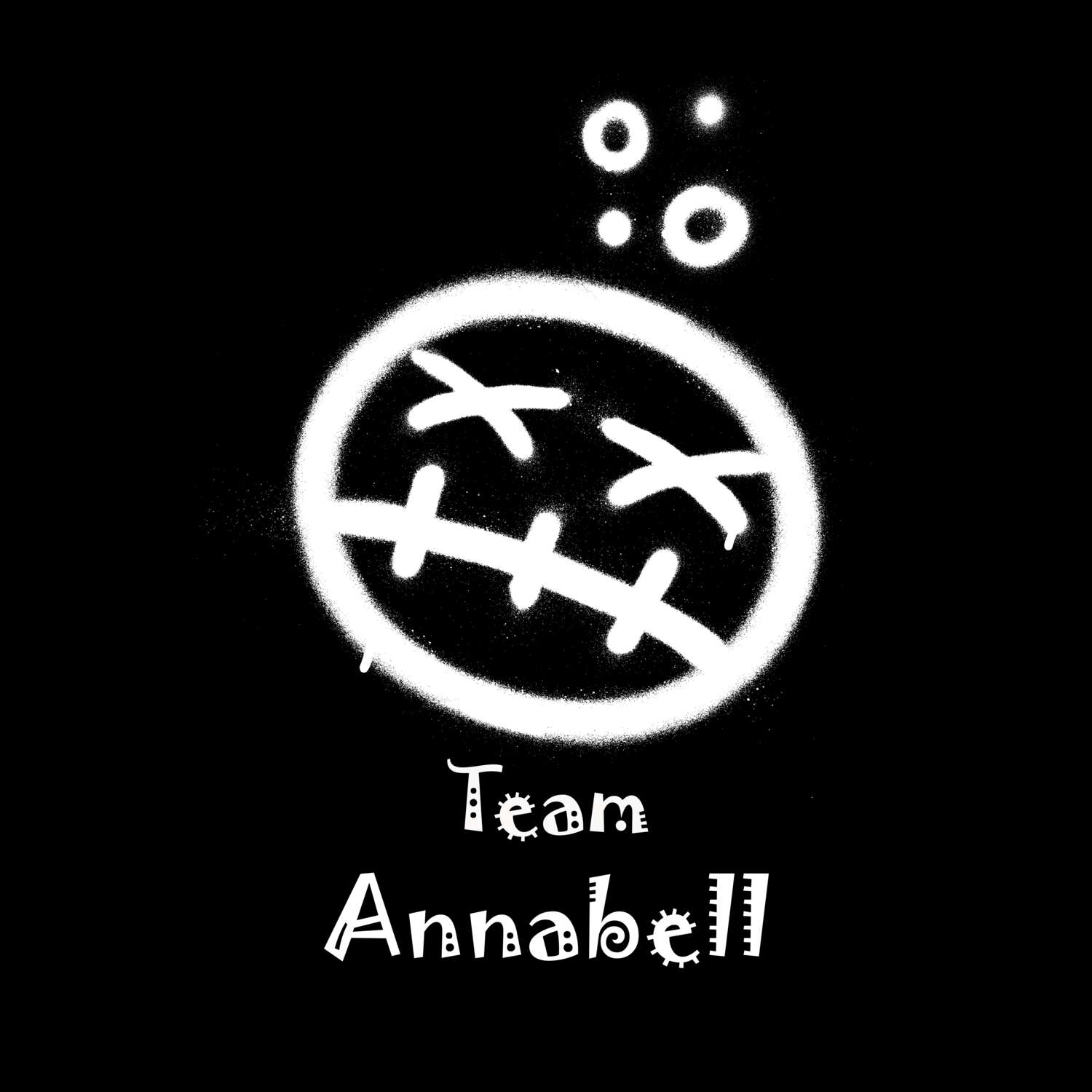 JGA T-Shirt »Drunken Smiley« für den Namen »Annabell«