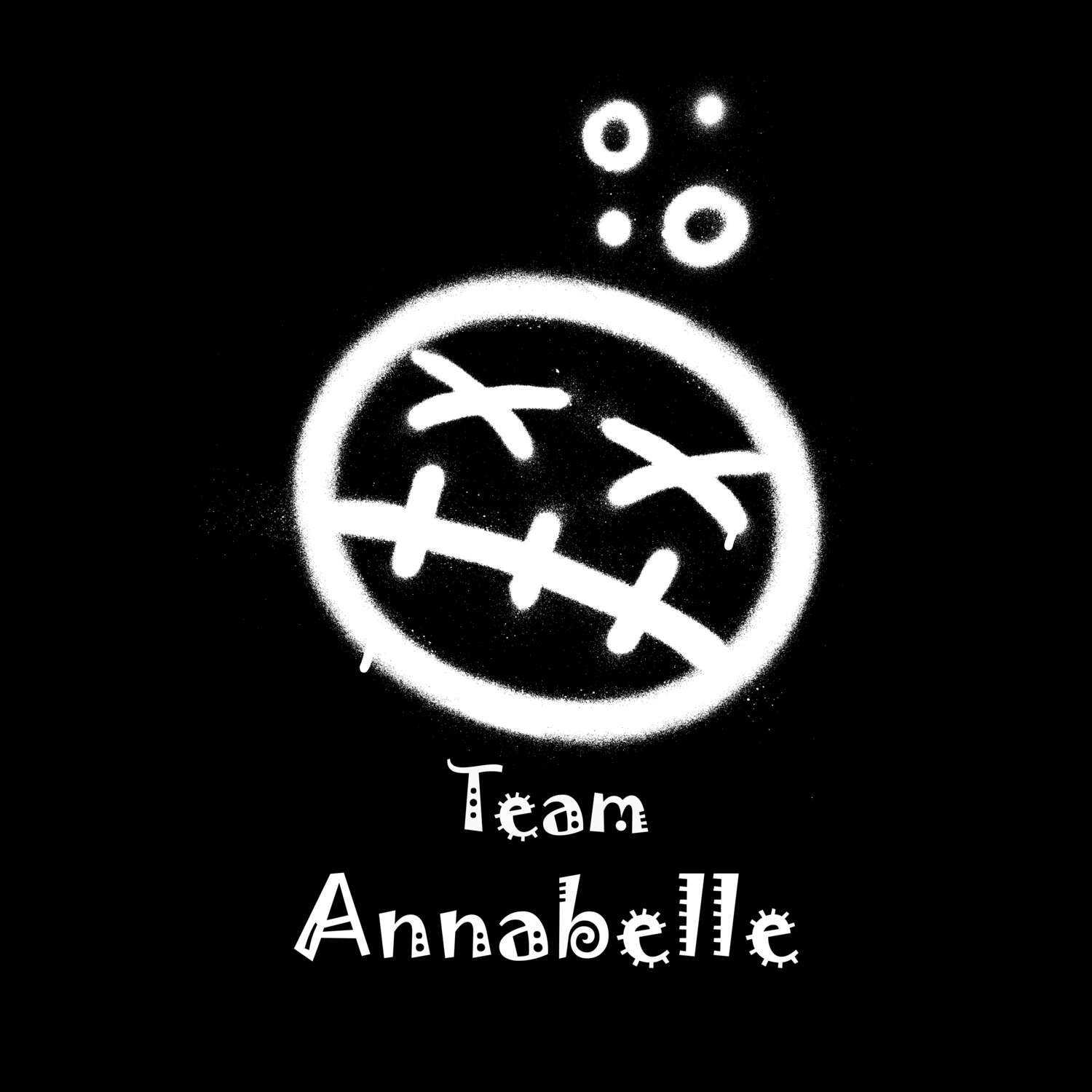 JGA T-Shirt »Drunken Smiley« für den Namen »Annabelle«