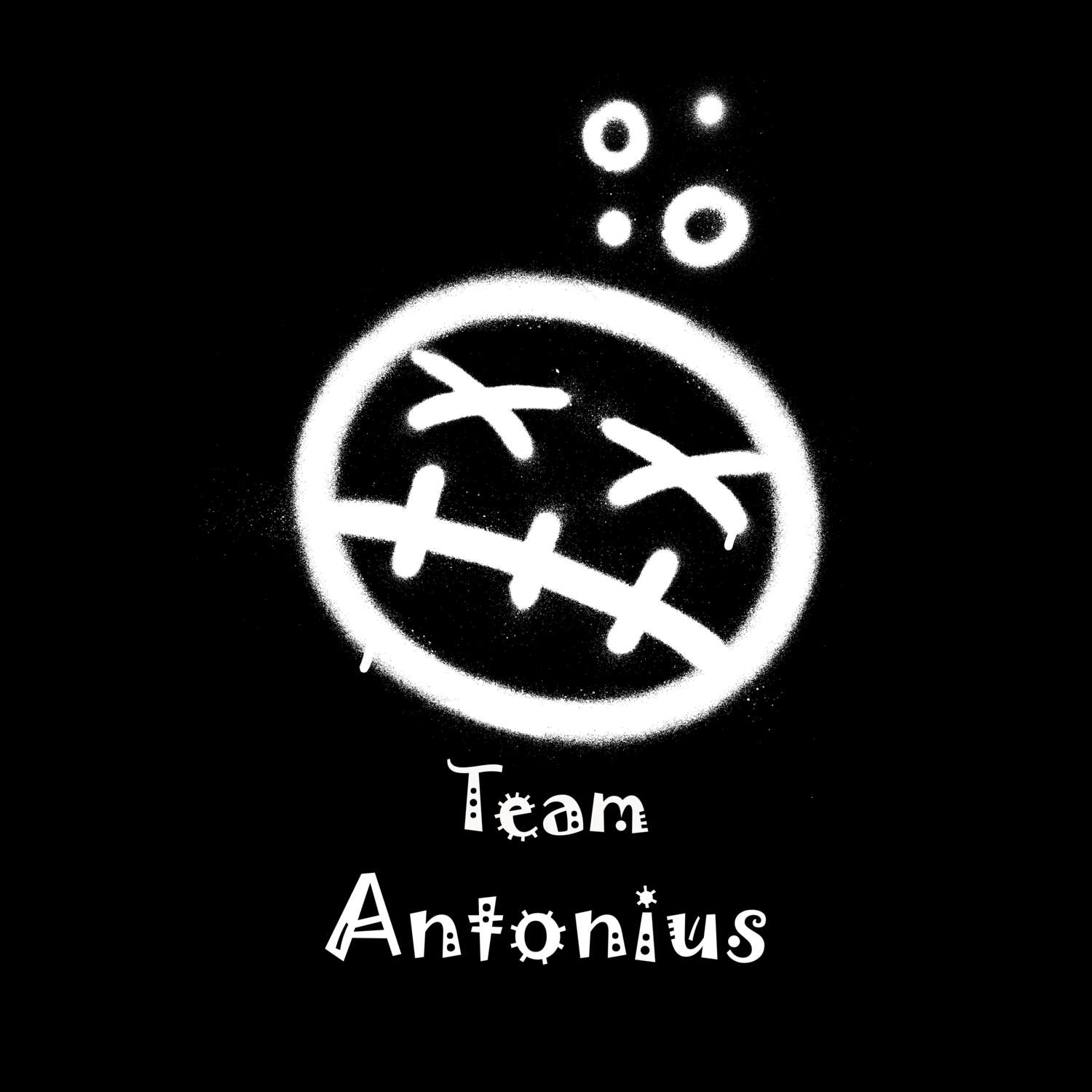 JGA T-Shirt »Drunken Smiley« für den Namen »Antonius«